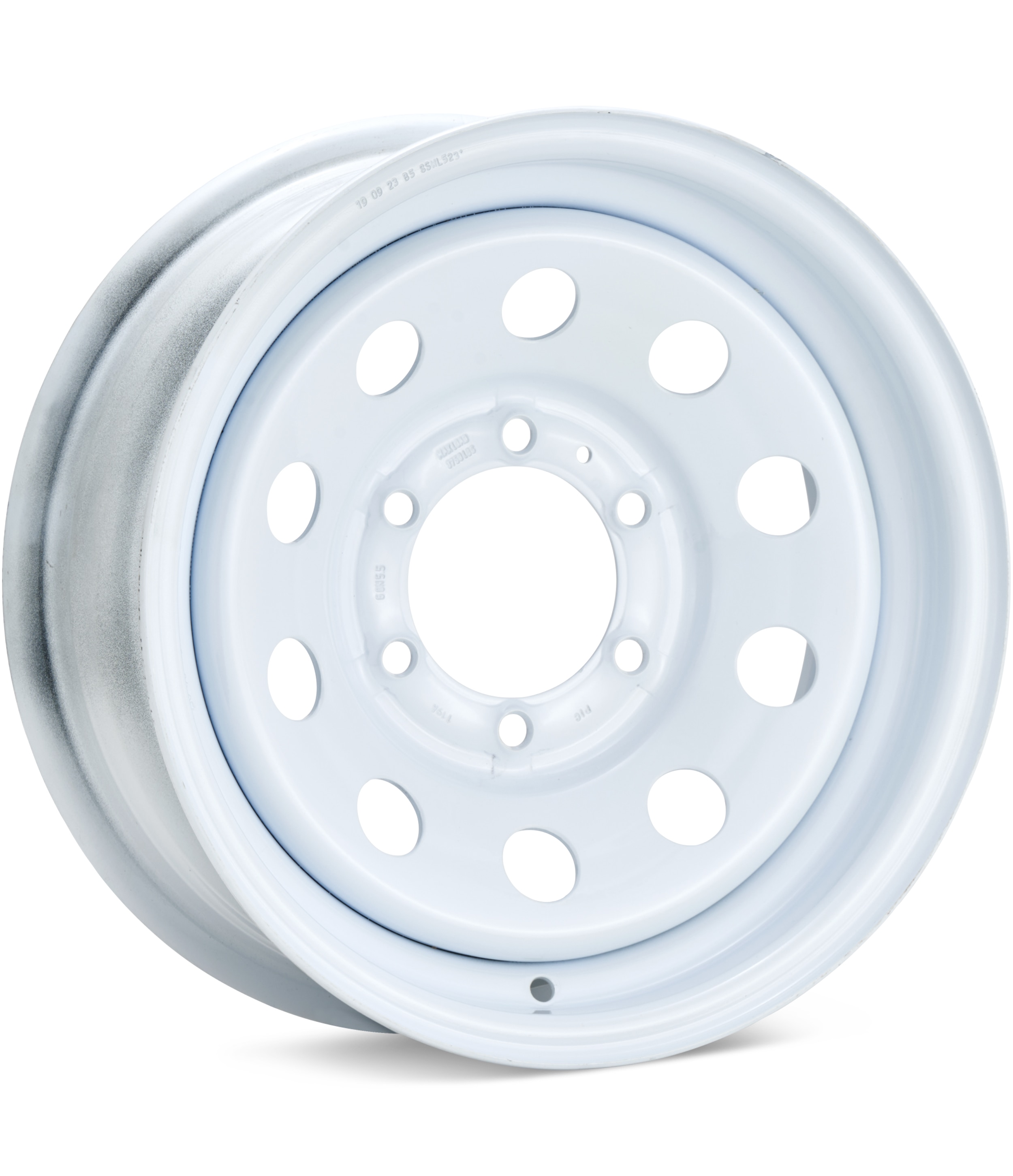 Raceline Trailer Steel Mod White Wheels 16 In 16x6 00 2766080XHD-W