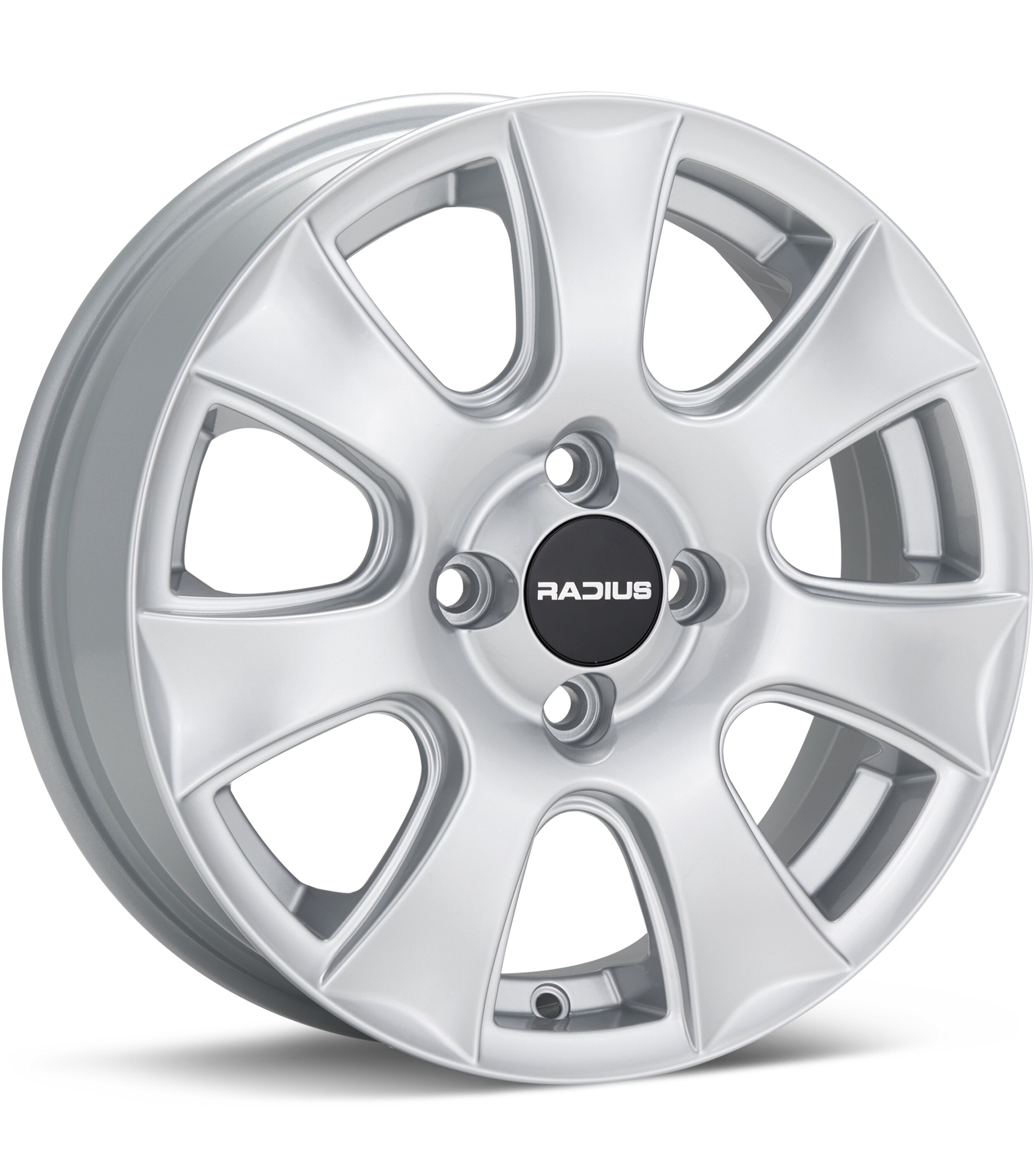 RADIUS W061 Silver Wheels 15 In 15x5 35