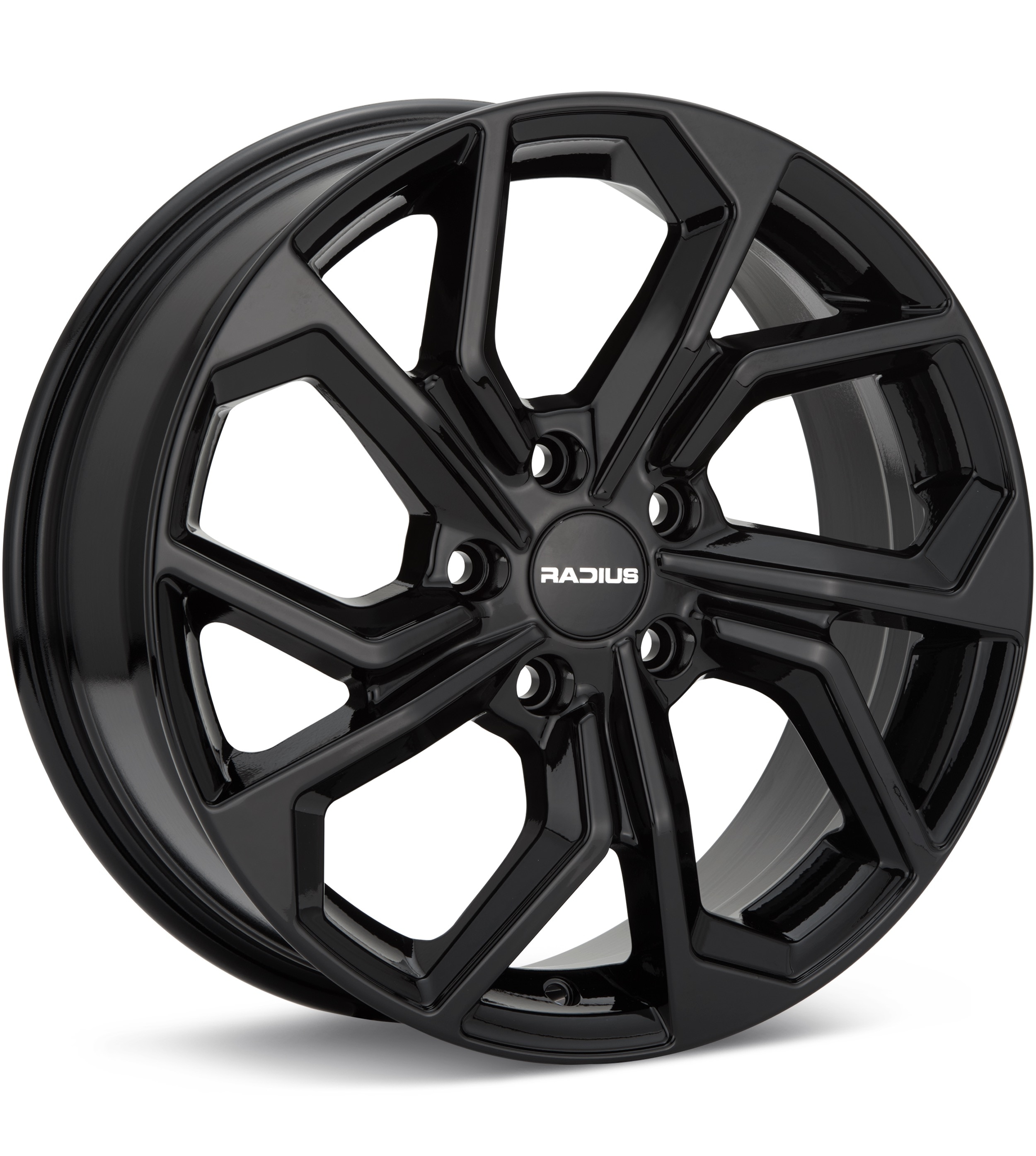RADIUS WI23 Gloss Black Wheels 20 In 20x8 +45