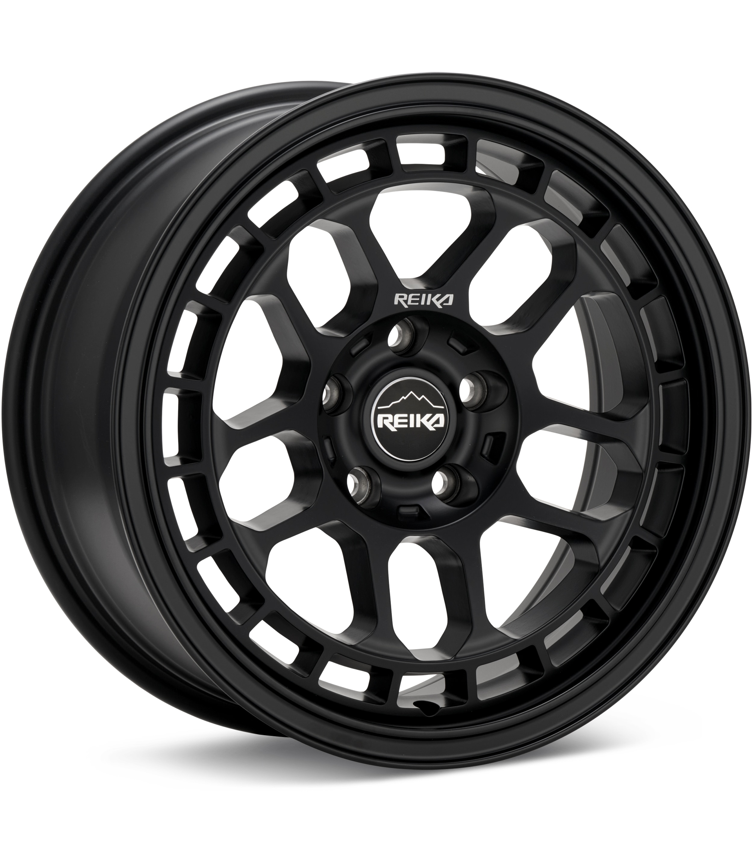 REIKA Wheels, REIKA Wheels R30 Drifter Satin Black Wheels 17 In 17x8 +20 R30780201203F