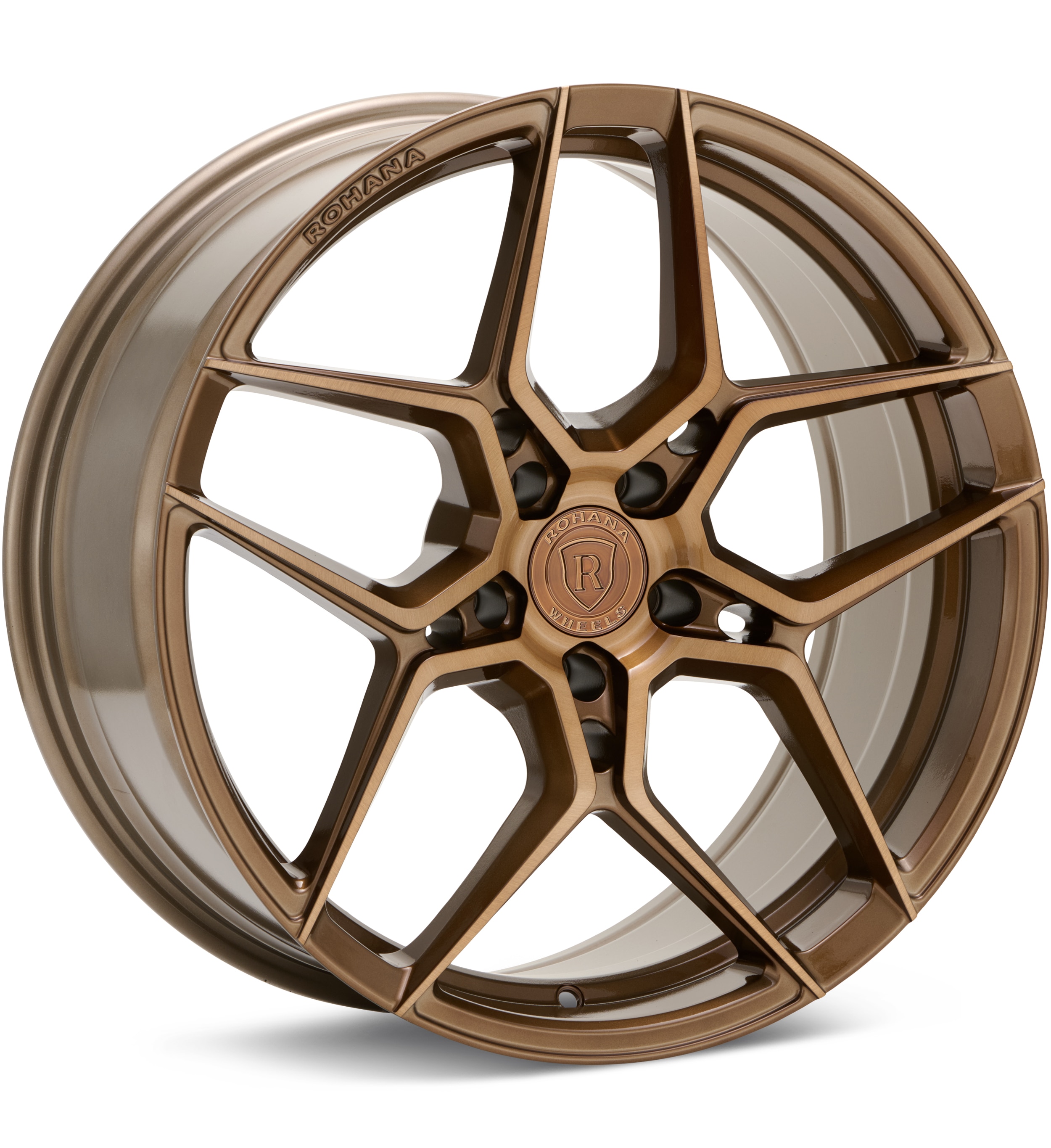 Rohana Wheels RFX11 Brushed Bronze Wheels 22 In 22x11.5 +65 RFX11221155130Z65