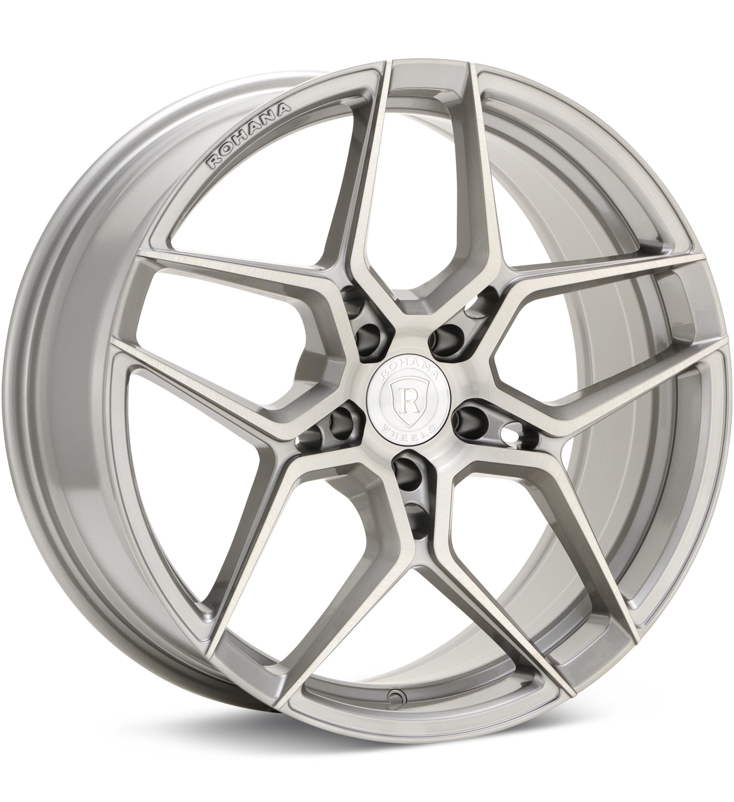 Rohana Wheels RFX11 Brushed Titanium Wheels 21 In 21x9 +30 RFX112195120BT30