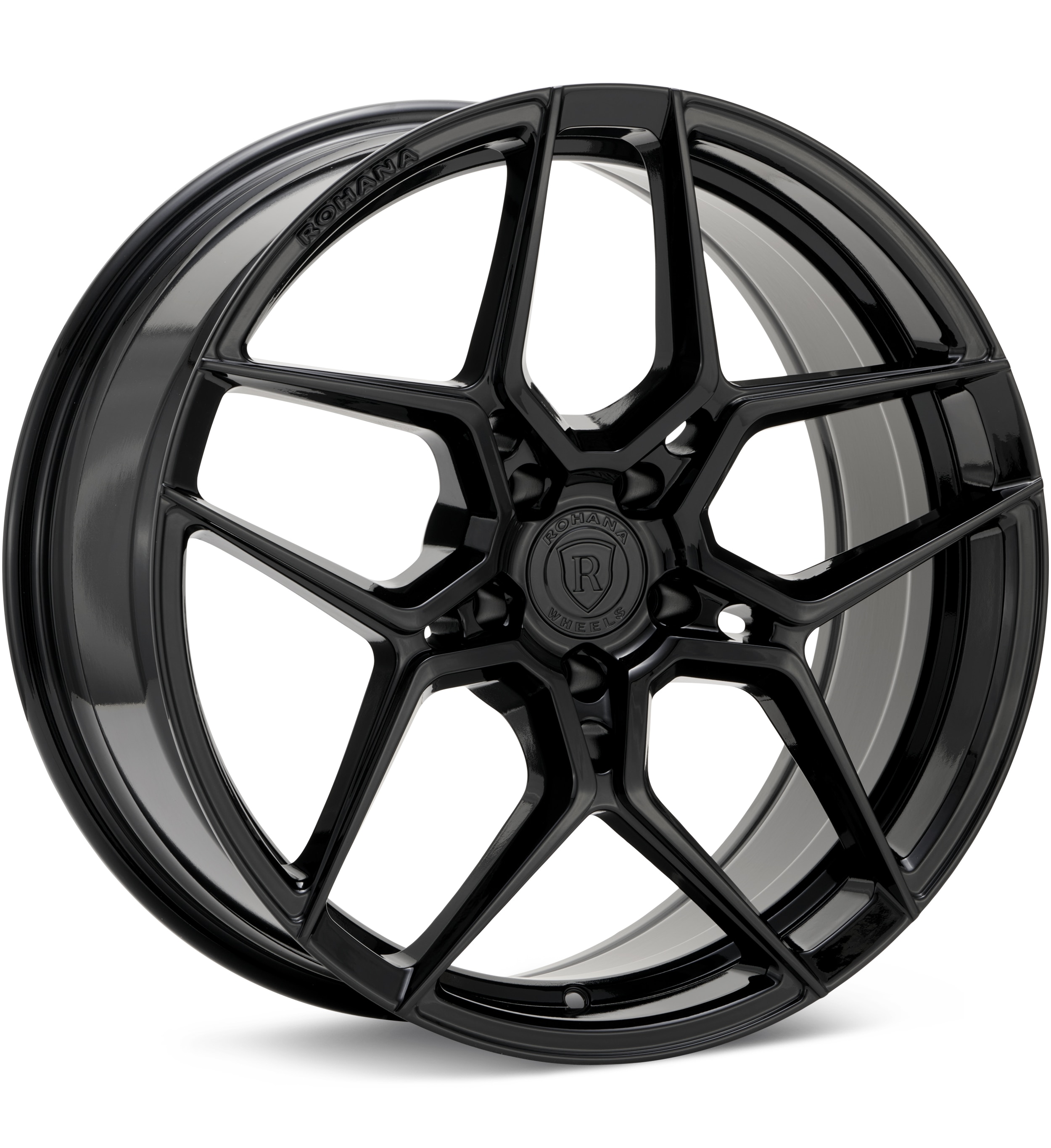Rohana Wheels RFX11 Gloss Black Wheels 22 In 22x11.5 +65 RFX11221155130B65