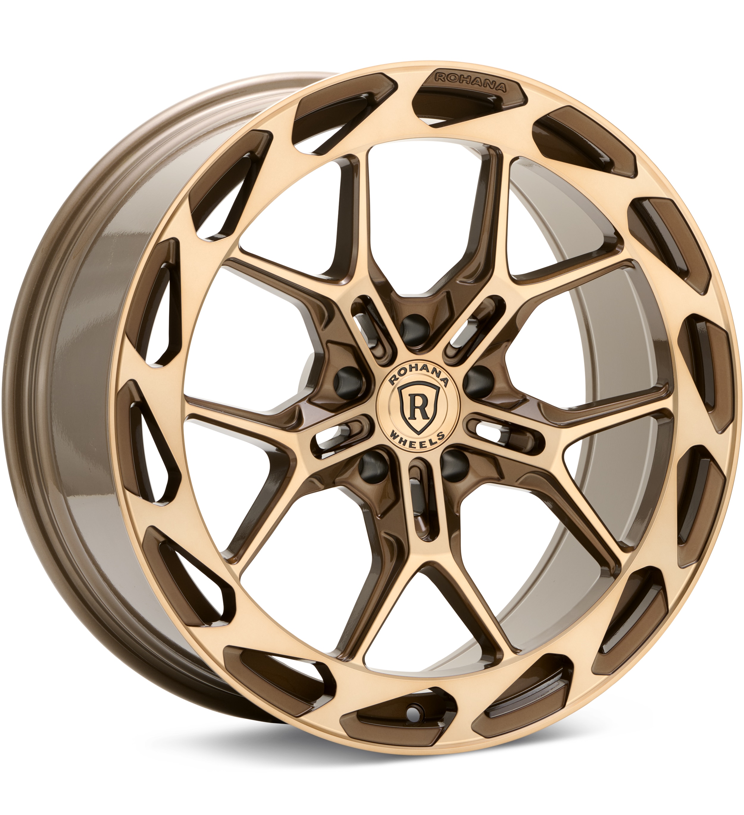 Rohana Wheels RFX19 Machined w/Bronze Tint Wheels 20 In 20x9 +35 RFX192095120BZ35