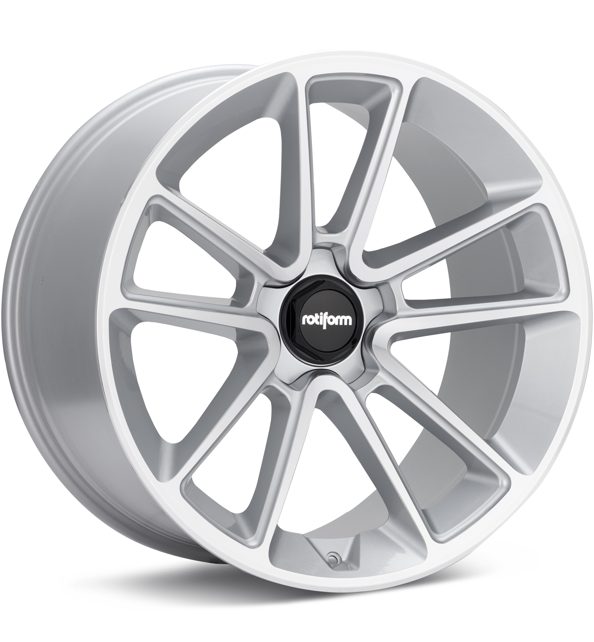 rotiform BTL Gloss Silver Machined w/Clear Wheels 22 In 22x11 +20