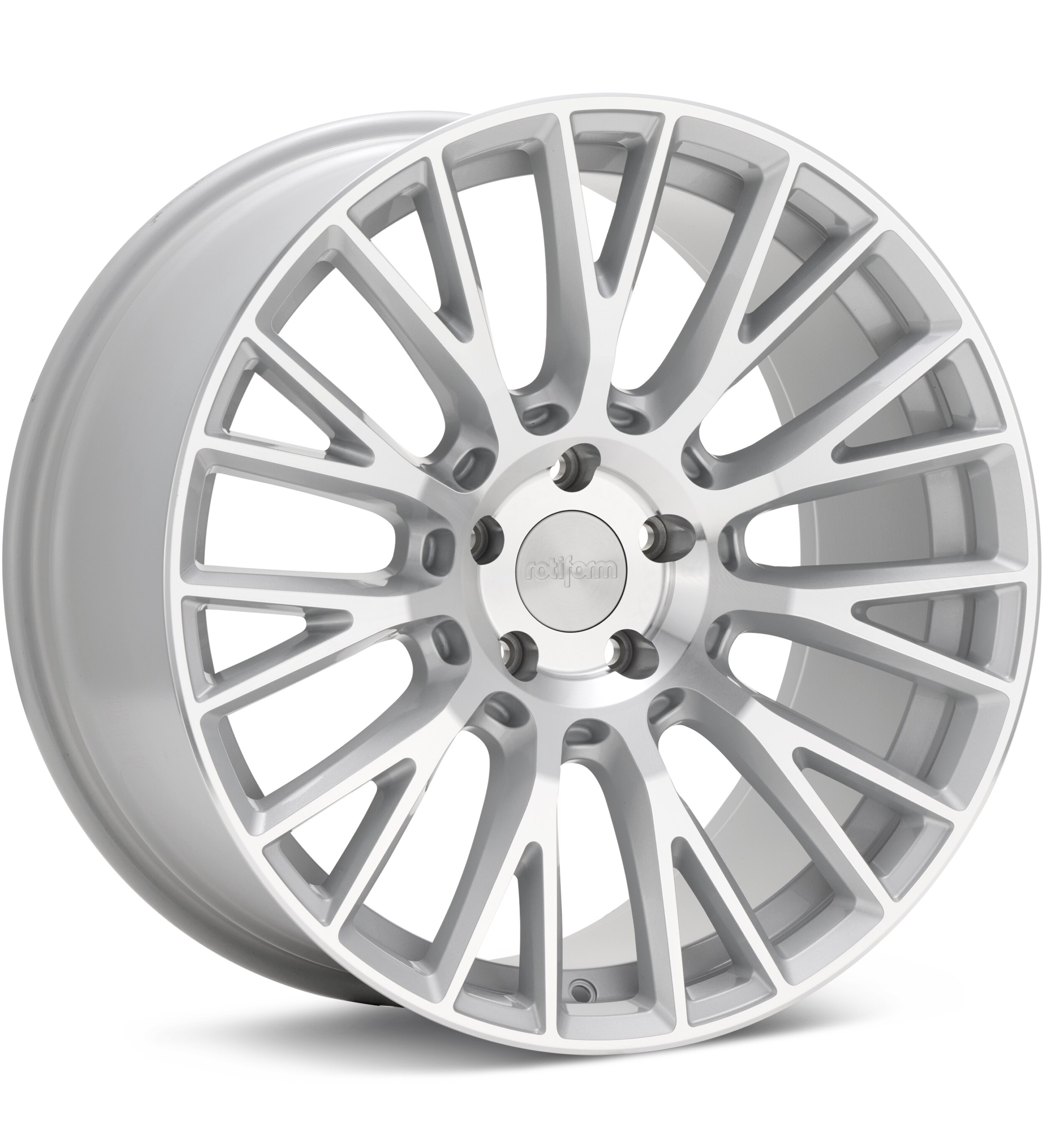 rotiform LSE Gloss Silver Machined w/Clear Wheels 20 In 20x8.5 +20 RC201SD20855720