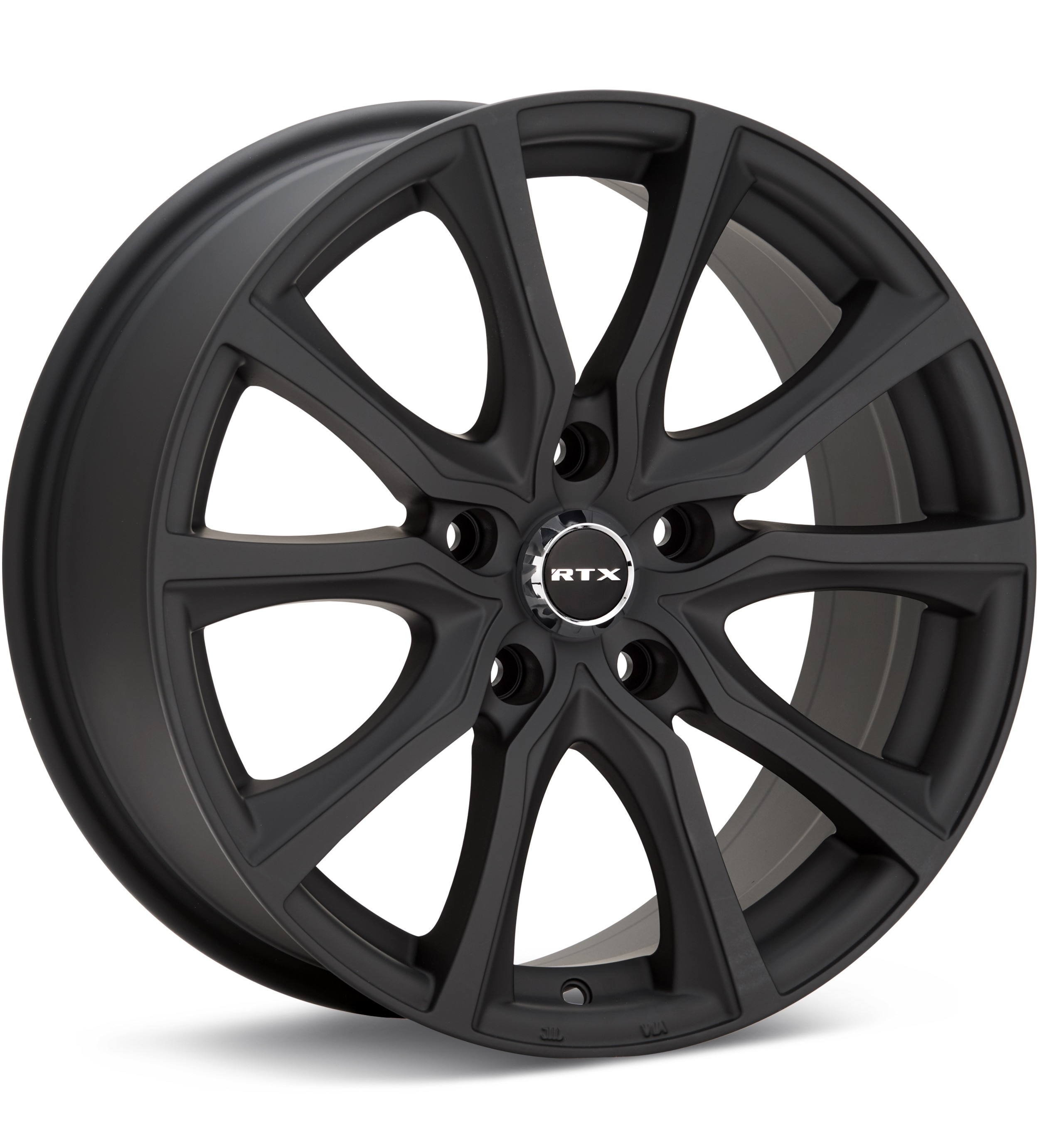 RTX Wheels Contour Black Wheels 16 In 16x7 +40