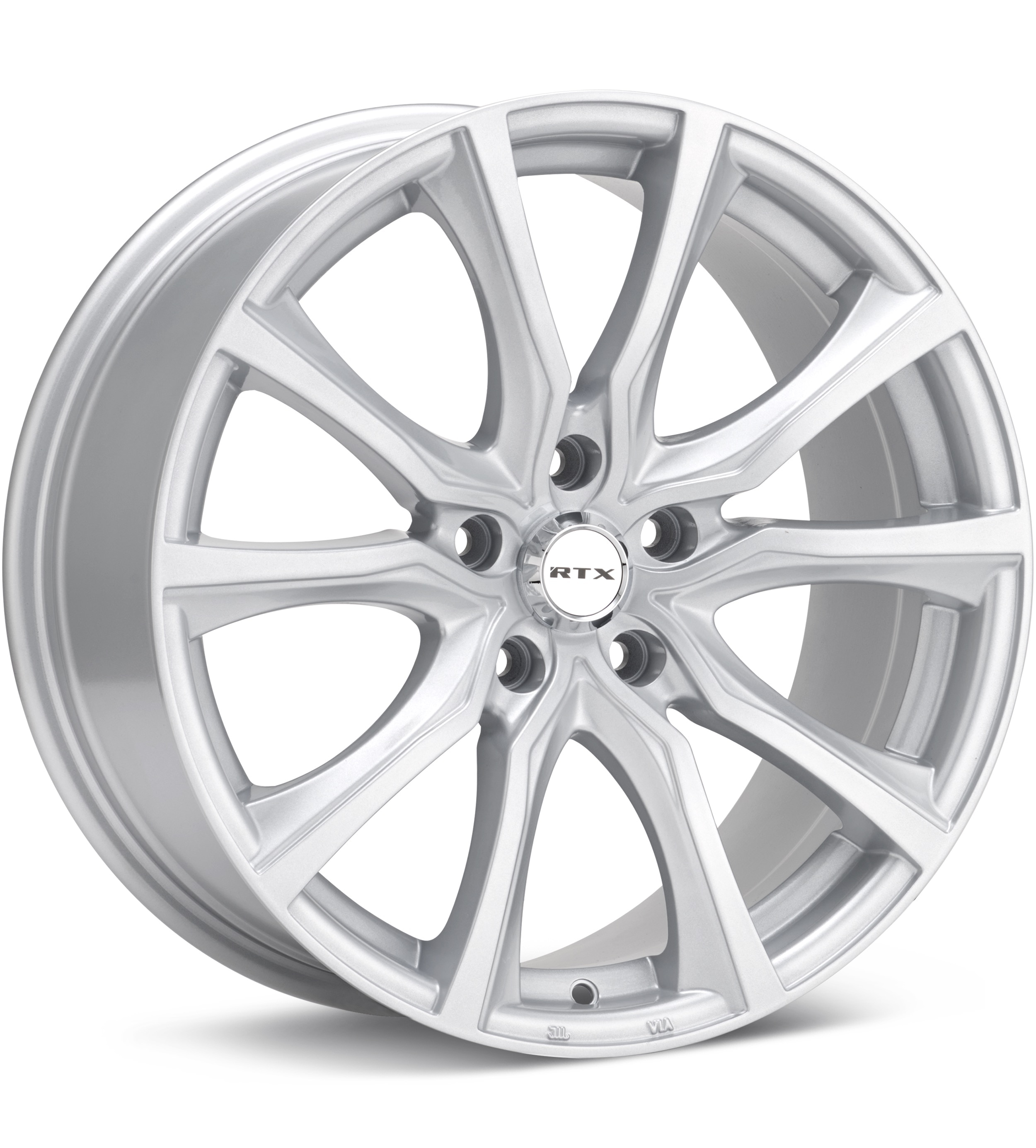 RTX Wheels Contour Silver Wheels 15 In 15x6.5 +40