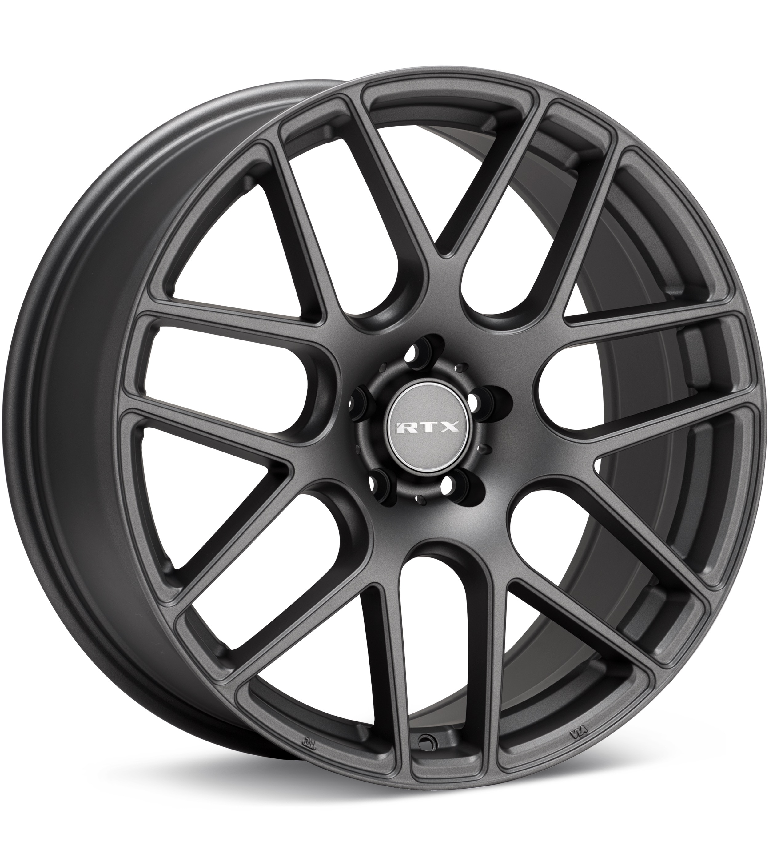 RTX Wheels Envy Matte Gunmetal Wheels 17 In 17x7.5 +38