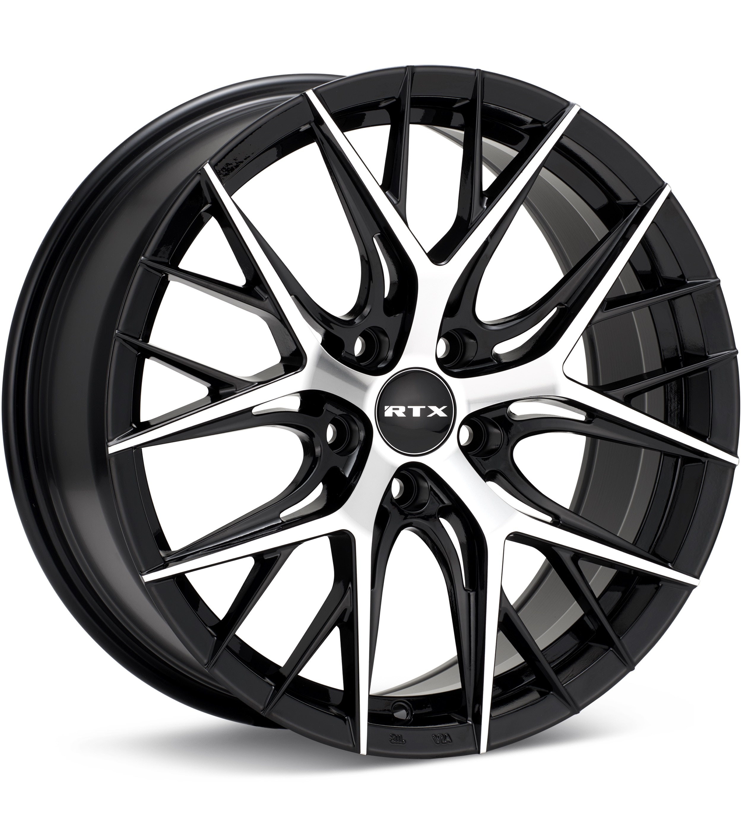 RTX Wheels Valkyrie Machined w/Gloss Black Accent Wheels 18 In 18x8 +40