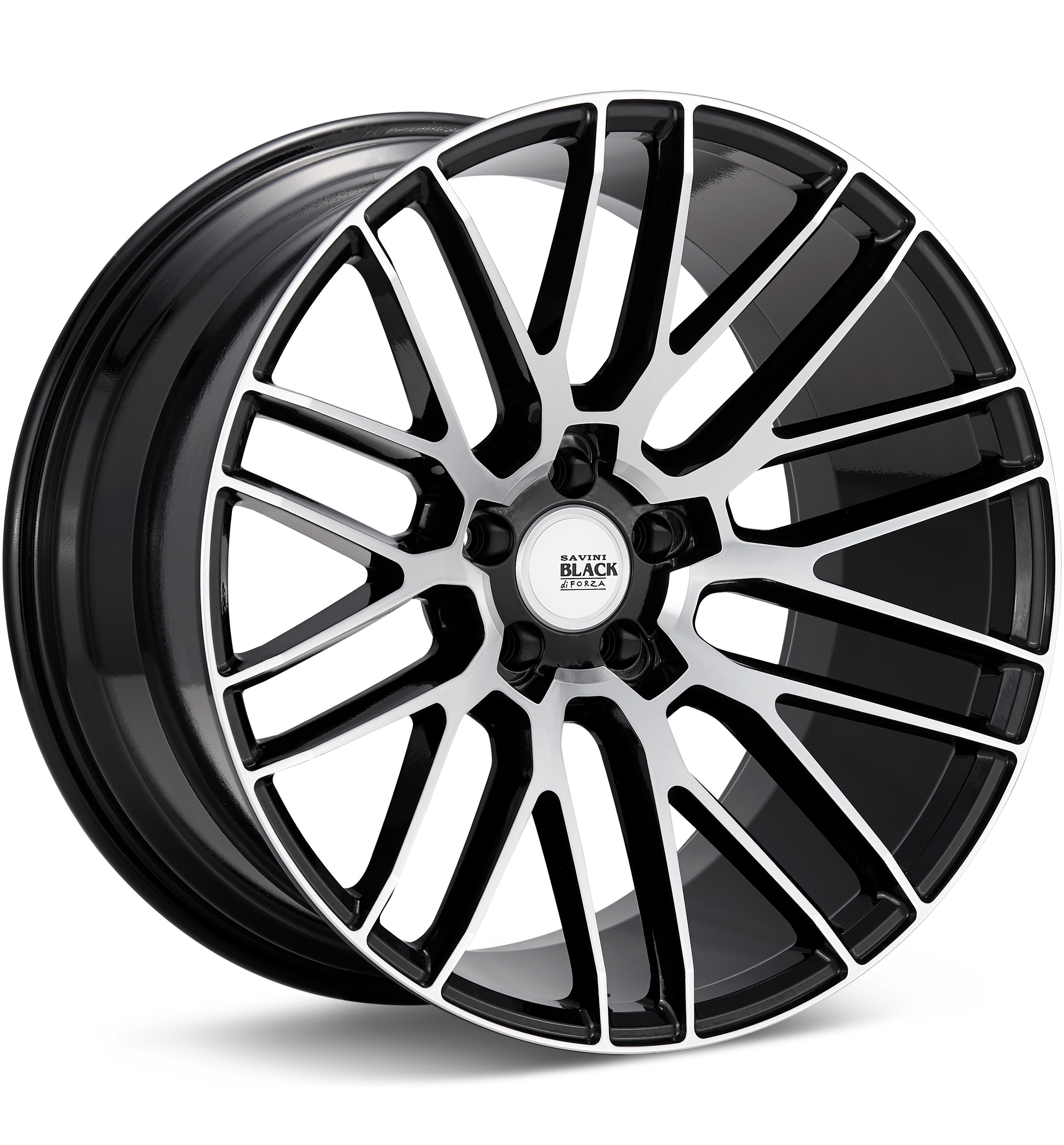 Savini Black di Forza BM13 Machined w/Black Accent Wheels 20 In 20x8.5 +32