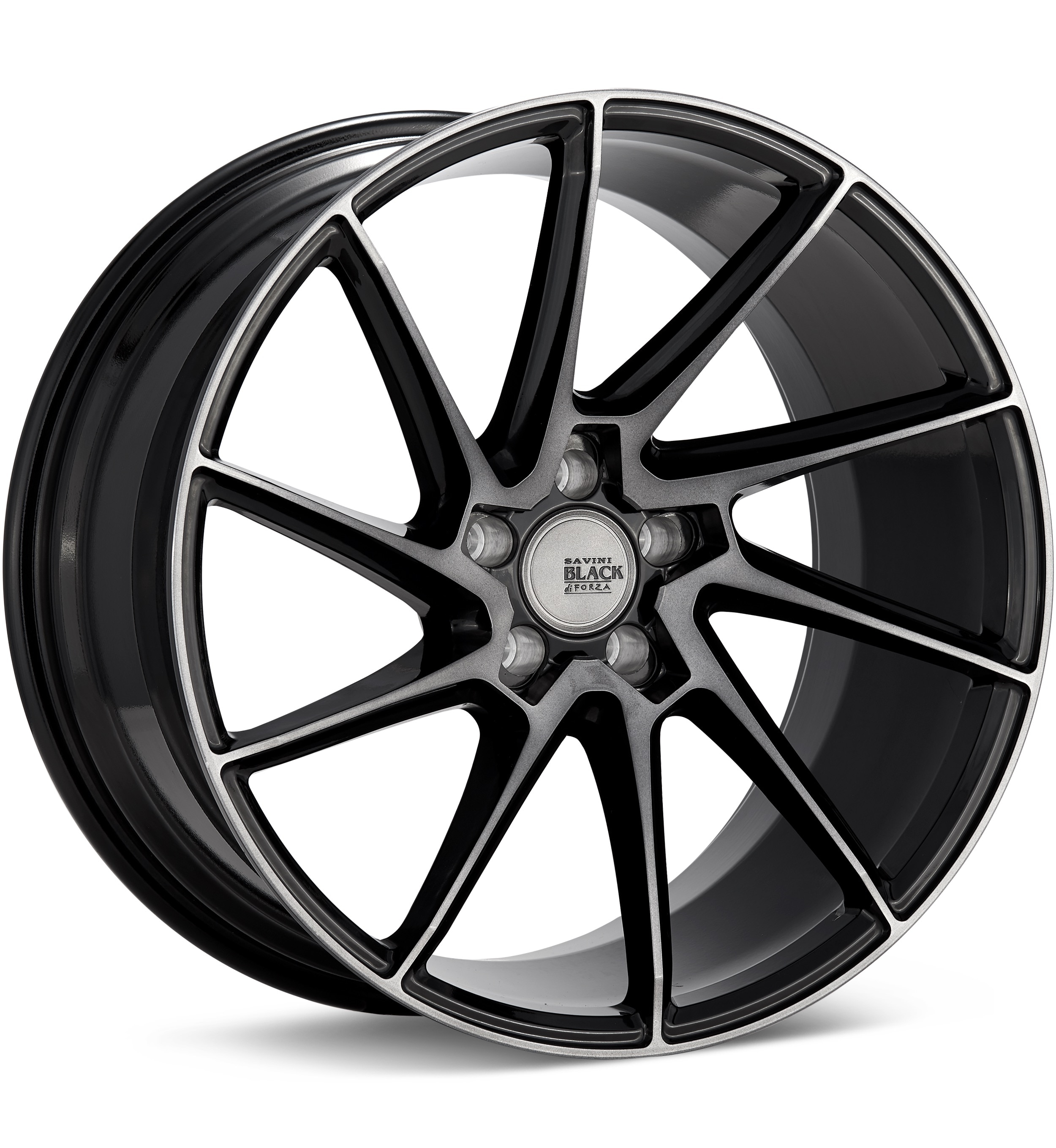 Savini Black di Forza BM15 Left Double Dark Tint Wheels 20 In 20x8.5 +45