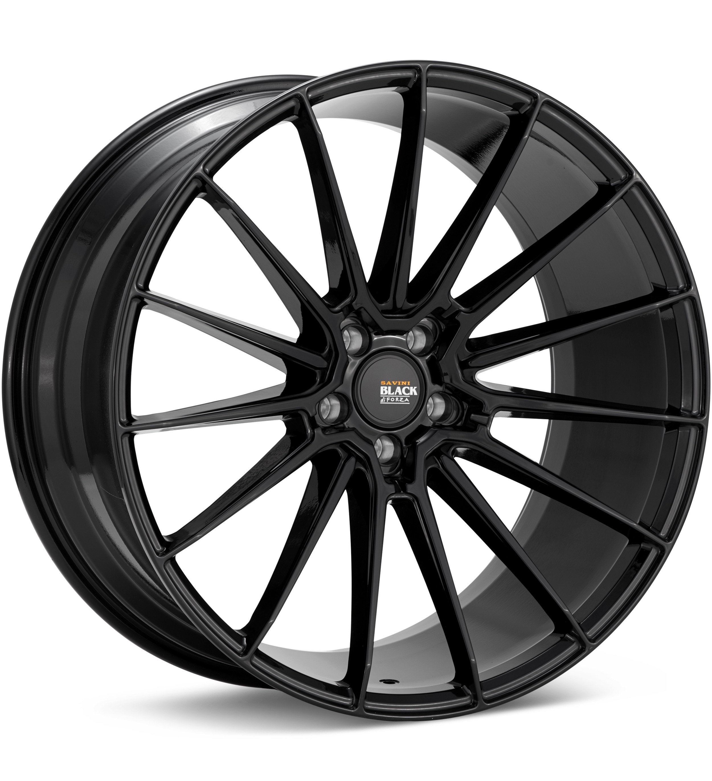 Savini Black di Forza BM16 Gloss Black Wheels 19 In 19x8.5 +35