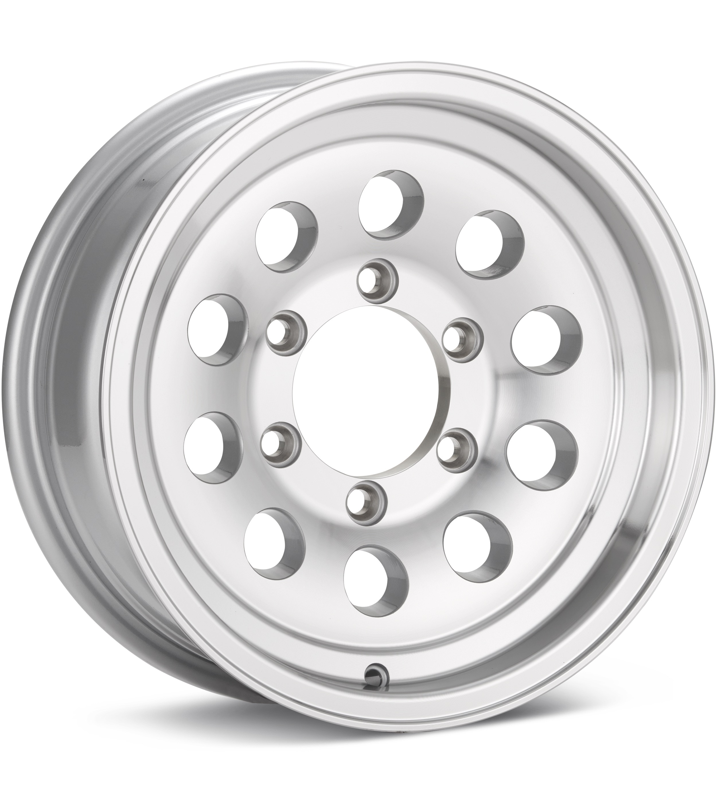 SenDel Towable S20T Silver Machined w/Clearcoat Wheels 15 In 15x6 00