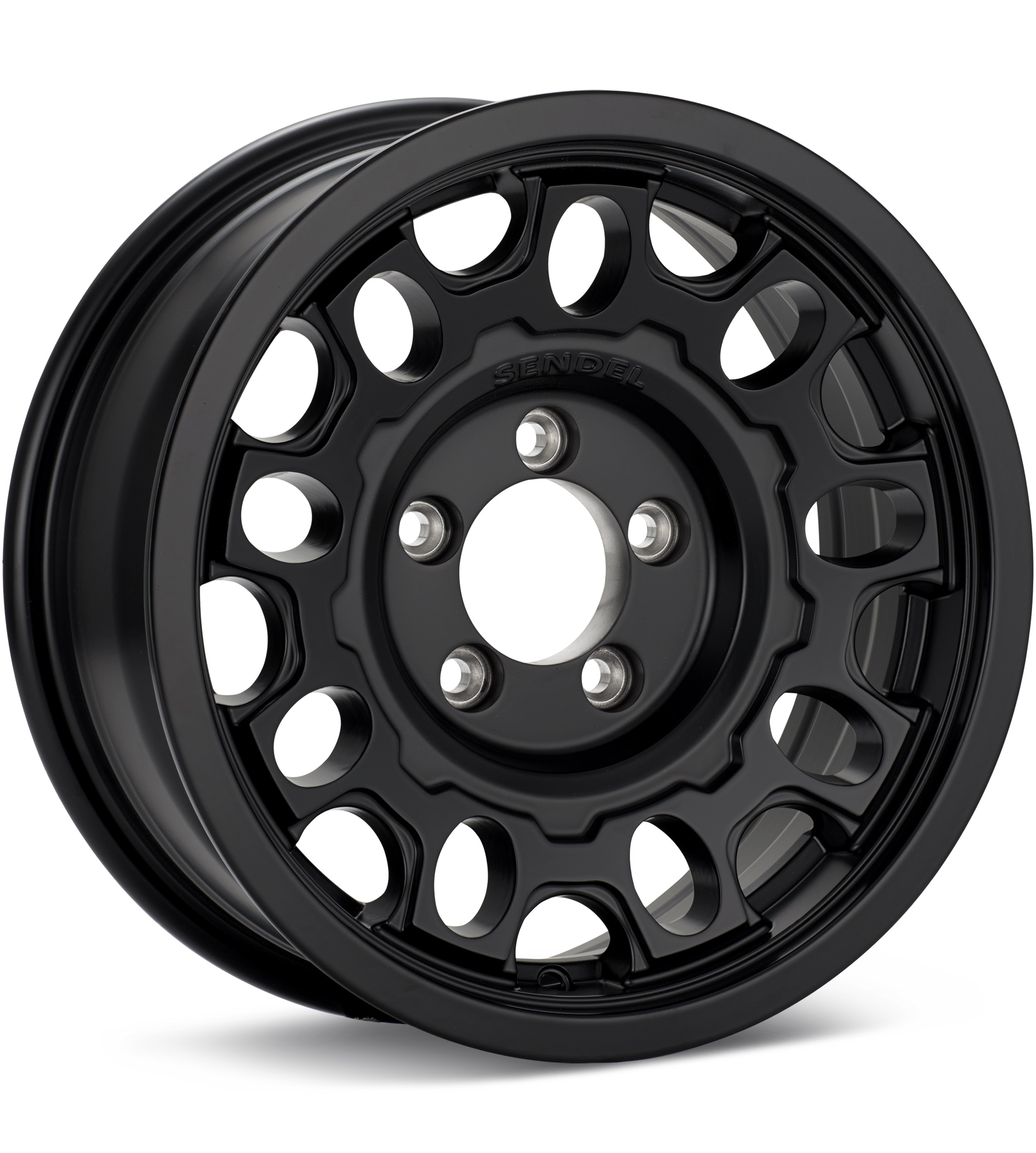 SenDel Towable T17 Black Wheels 15 In 15x6 00