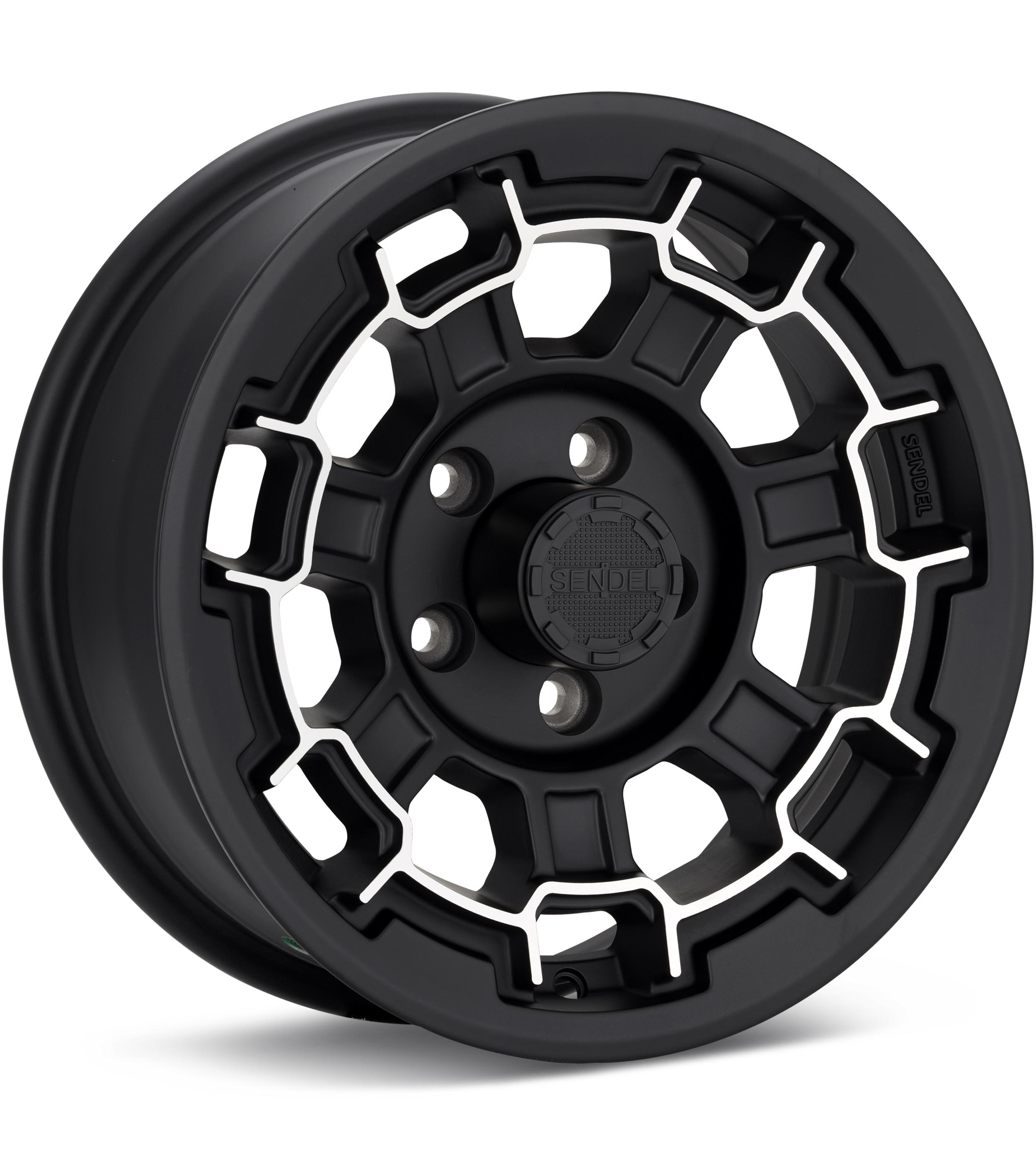 SenDel Towable T18 Machined w/Black Accent Wheels 14 In 14x5.5 00