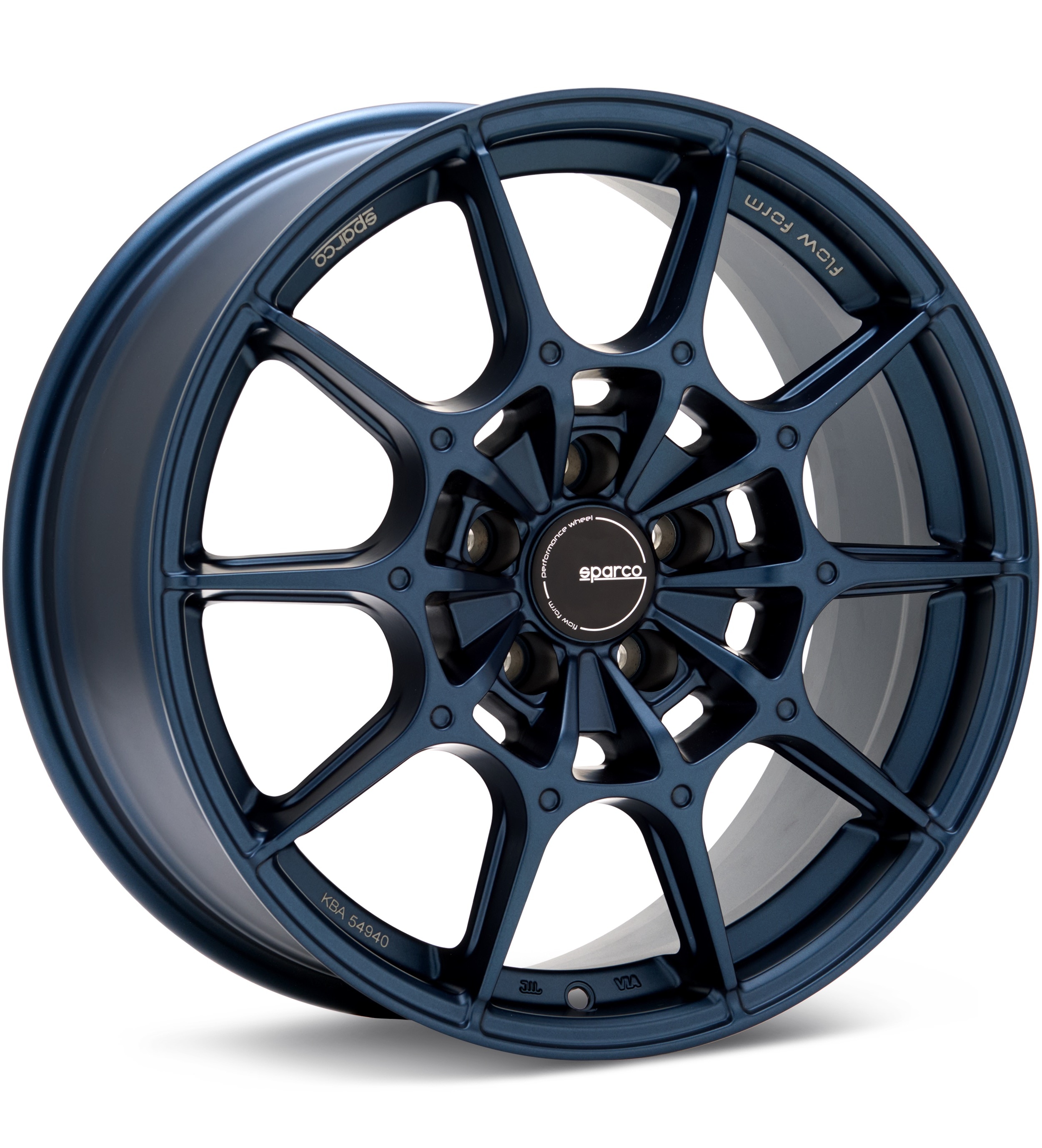 Sparco Flow Form FF2 Matte Blue Wheels 18 In 18x8 +40