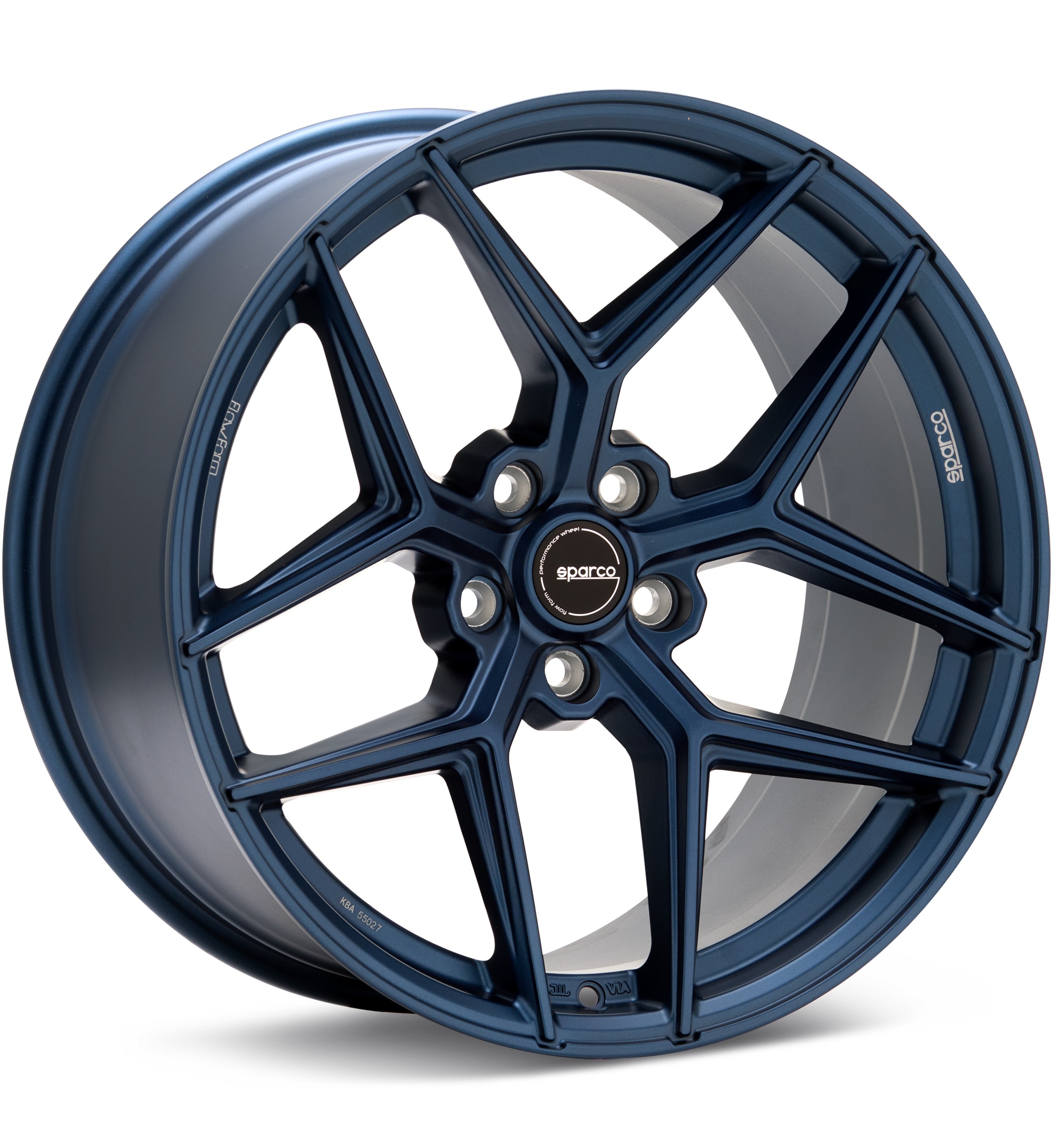 Sparco Flow Form FF3 Matte Blue Wheels 19 In 19x8 +46