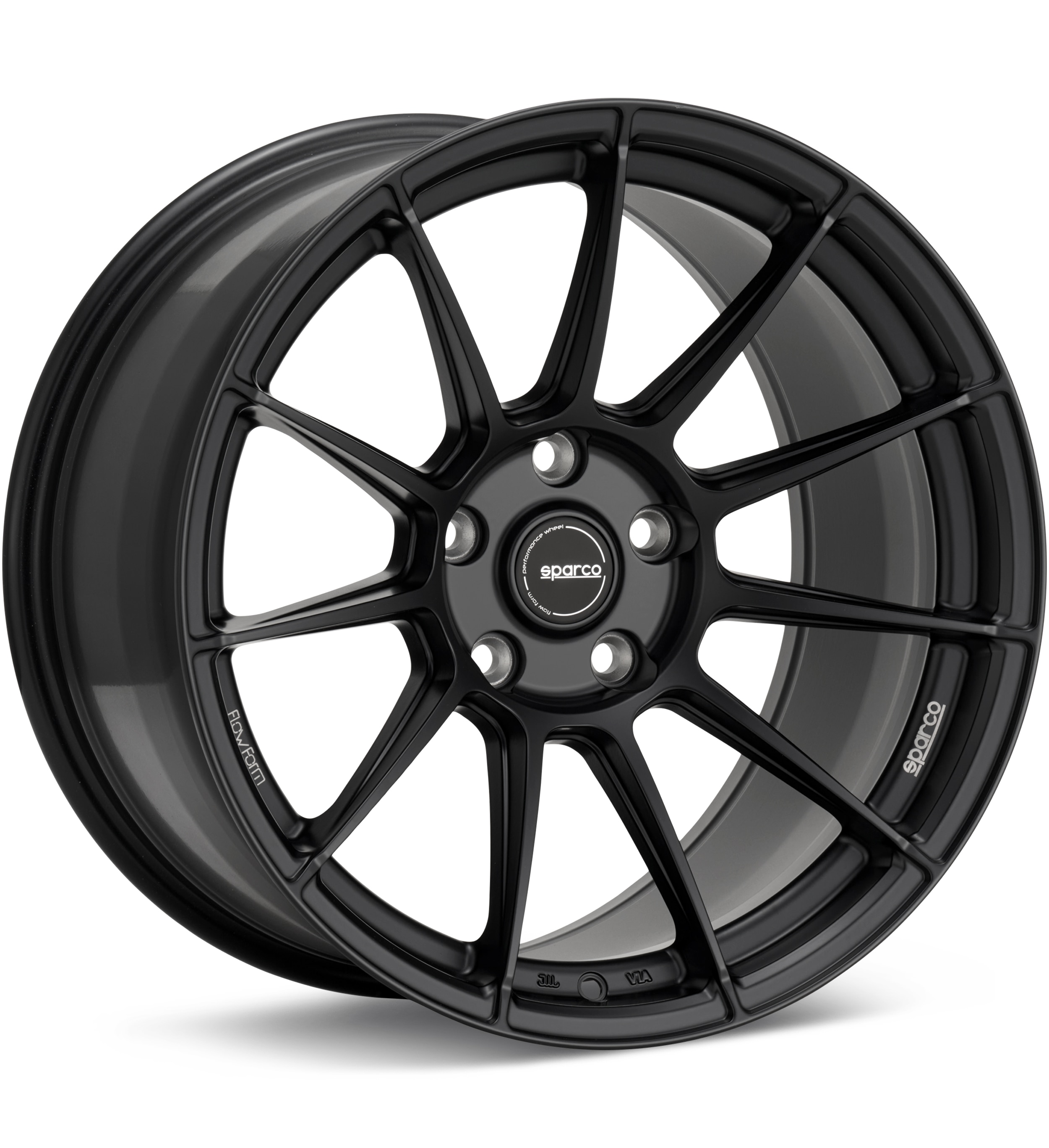 Sparco Flow Form FF4 Concave Black Wheels 18 In 18x9.5 +38 W2912650239