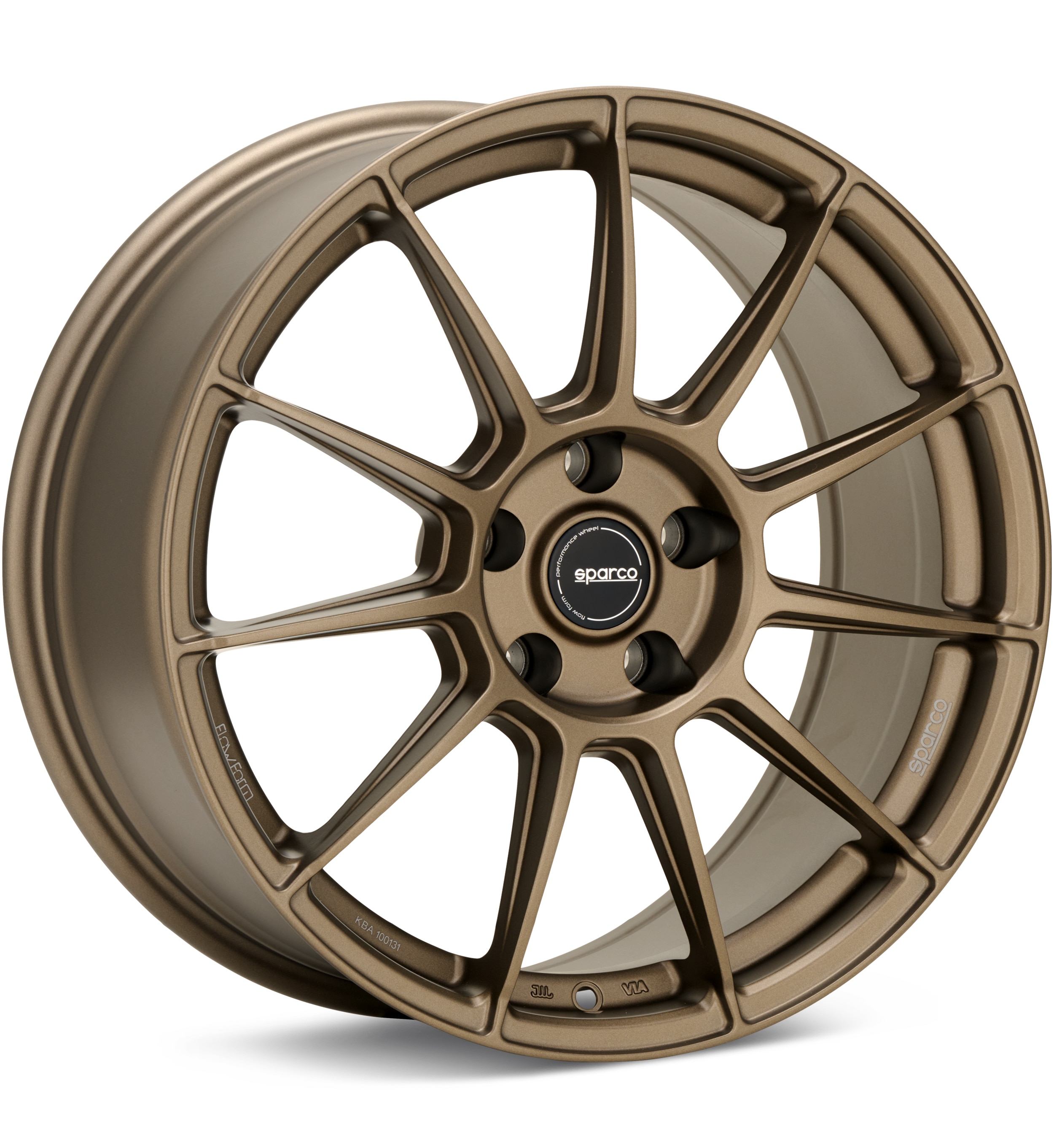 Sparco Flow Form FF4 Rally Bronze Wheels 18 In 18x9.5 +38 W29126502RB