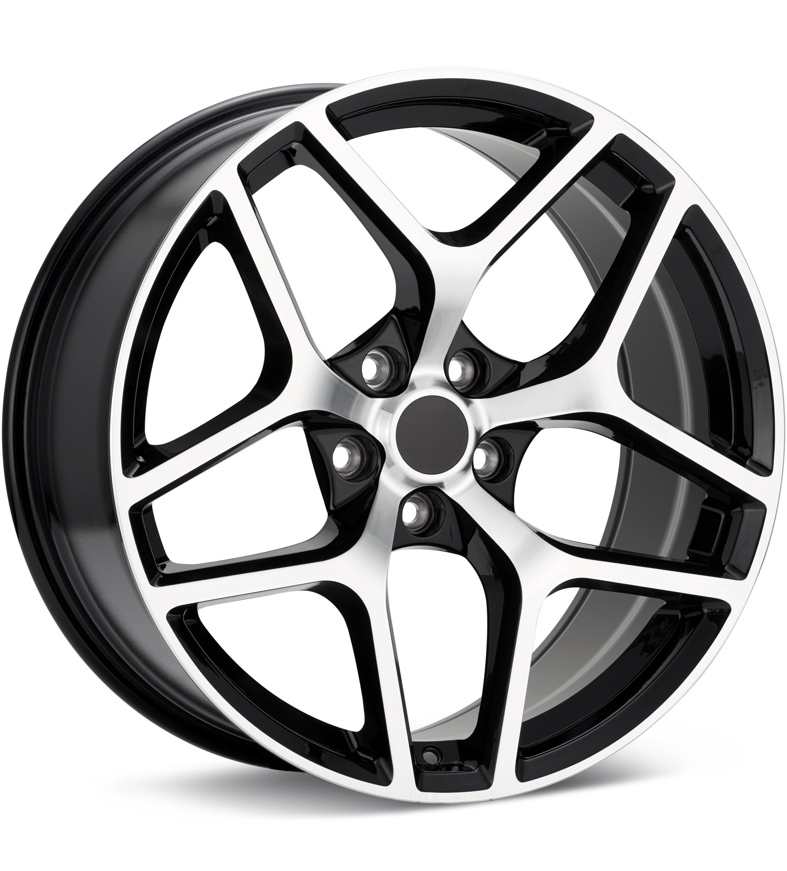 Sport Muscle SM27F Machined w/Black Accent Wheels 20 In 20x10 35