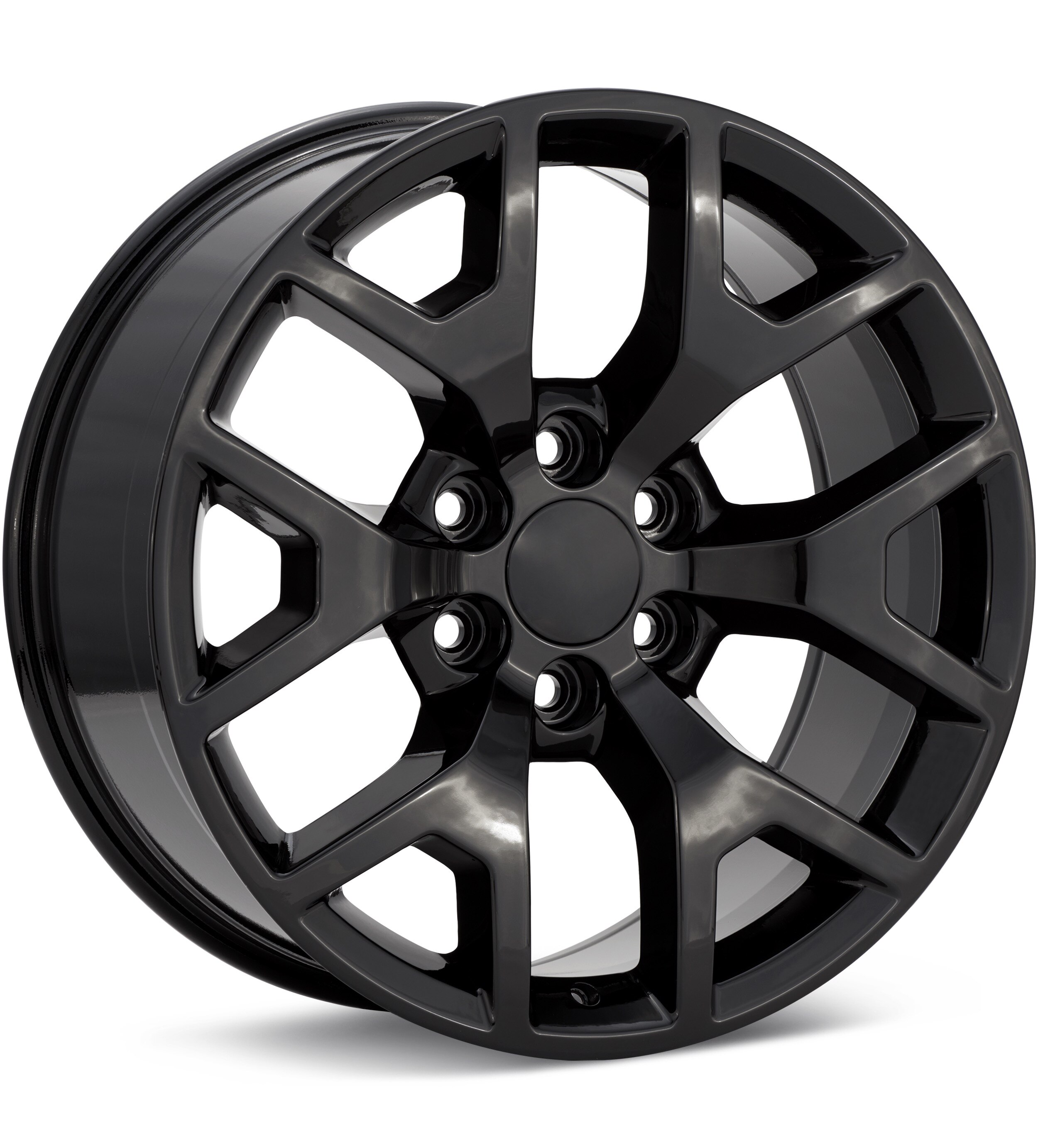 Sport Muscle SM44 Gloss Black Wheels 22 In 22x9 +24