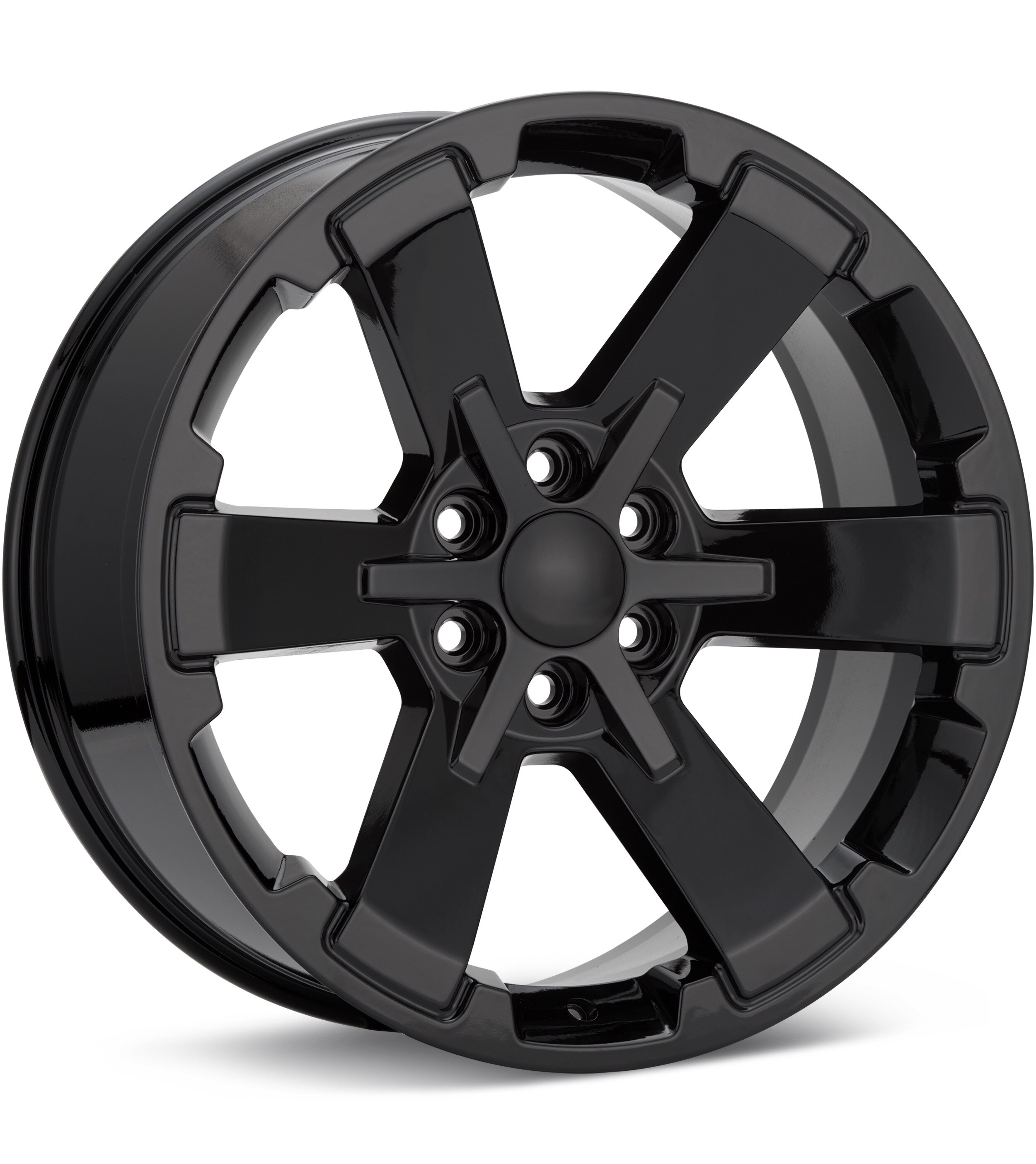 Sport Muscle SM45 Gloss Black Wheels 22 In 22x9 +24