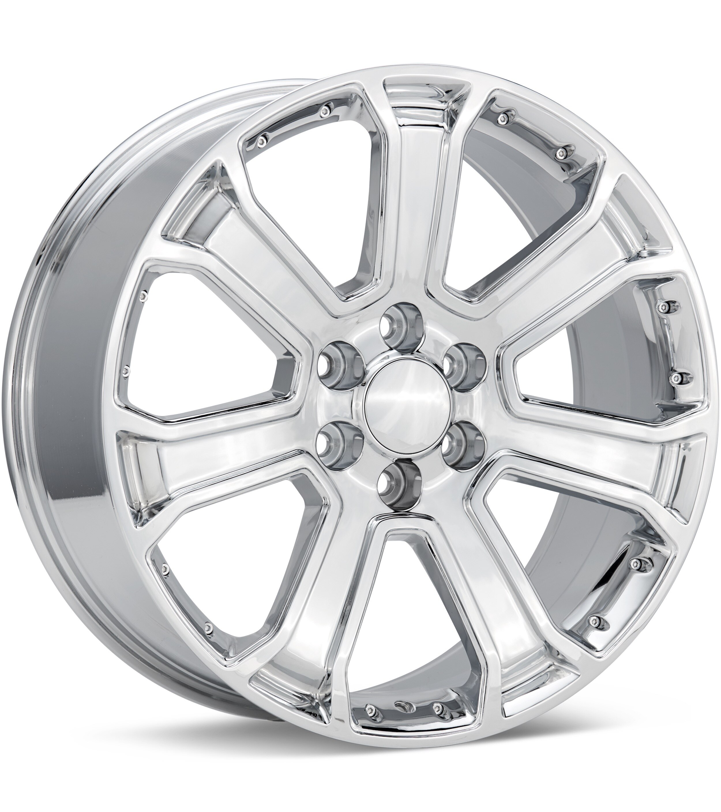 Sport Muscle SM49 Chrome Plated Wheels 22 In 22x9 31