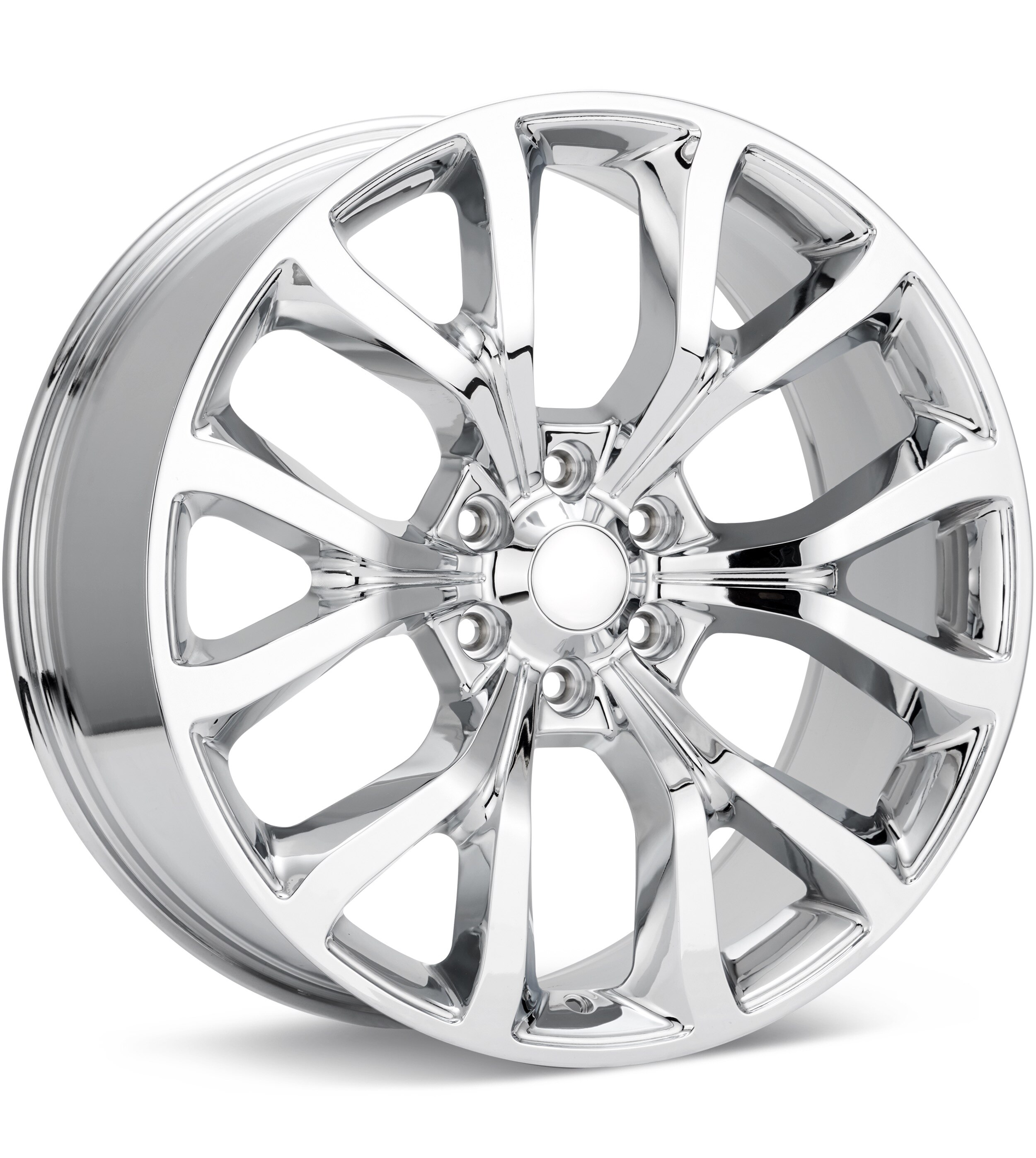 Sport Muscle SM52 Chrome Plated Wheels 22 In 22x9.5 +44