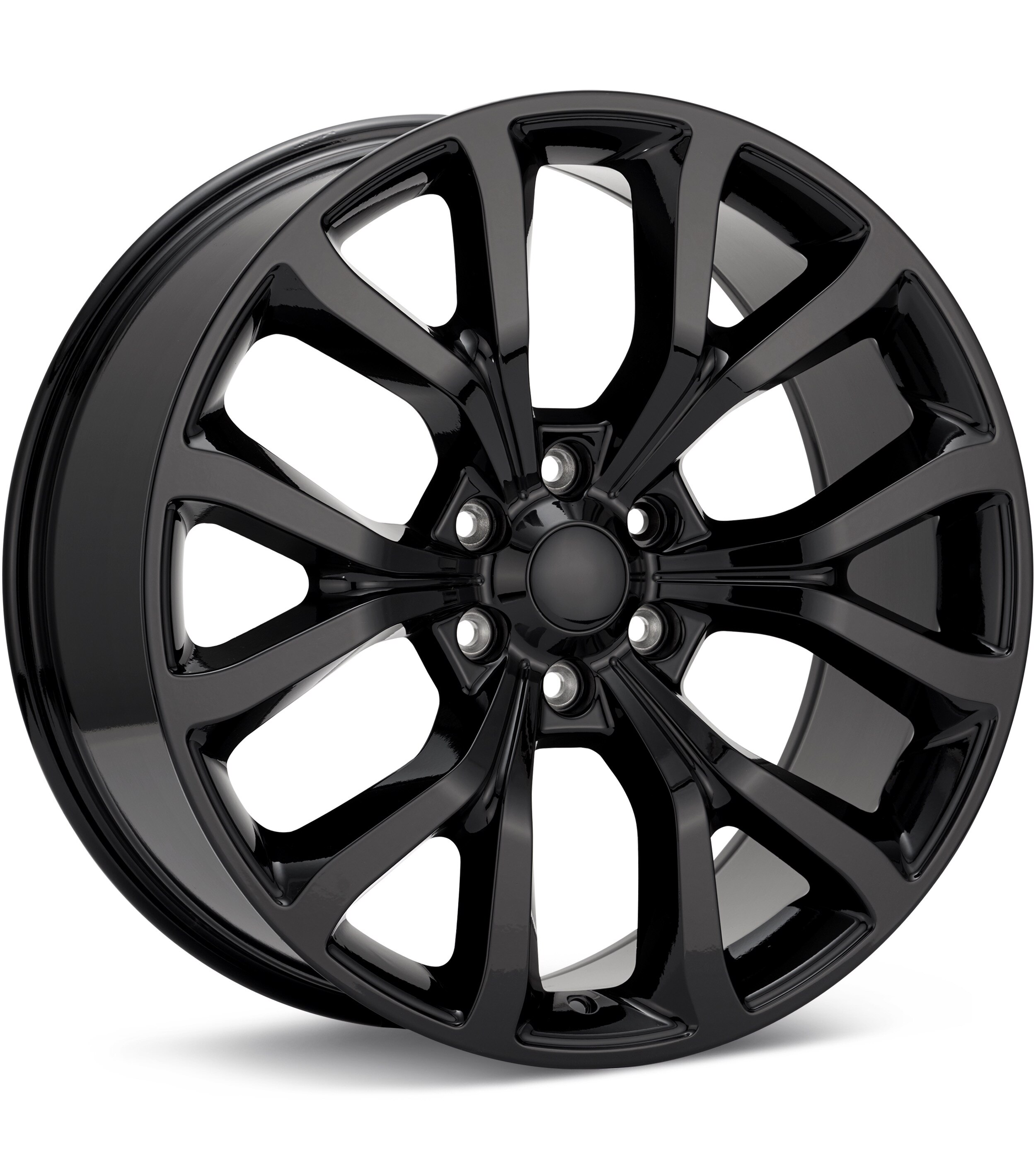 Sport Muscle SM52 Gloss Black Wheels 22 In 22x9.5 +44