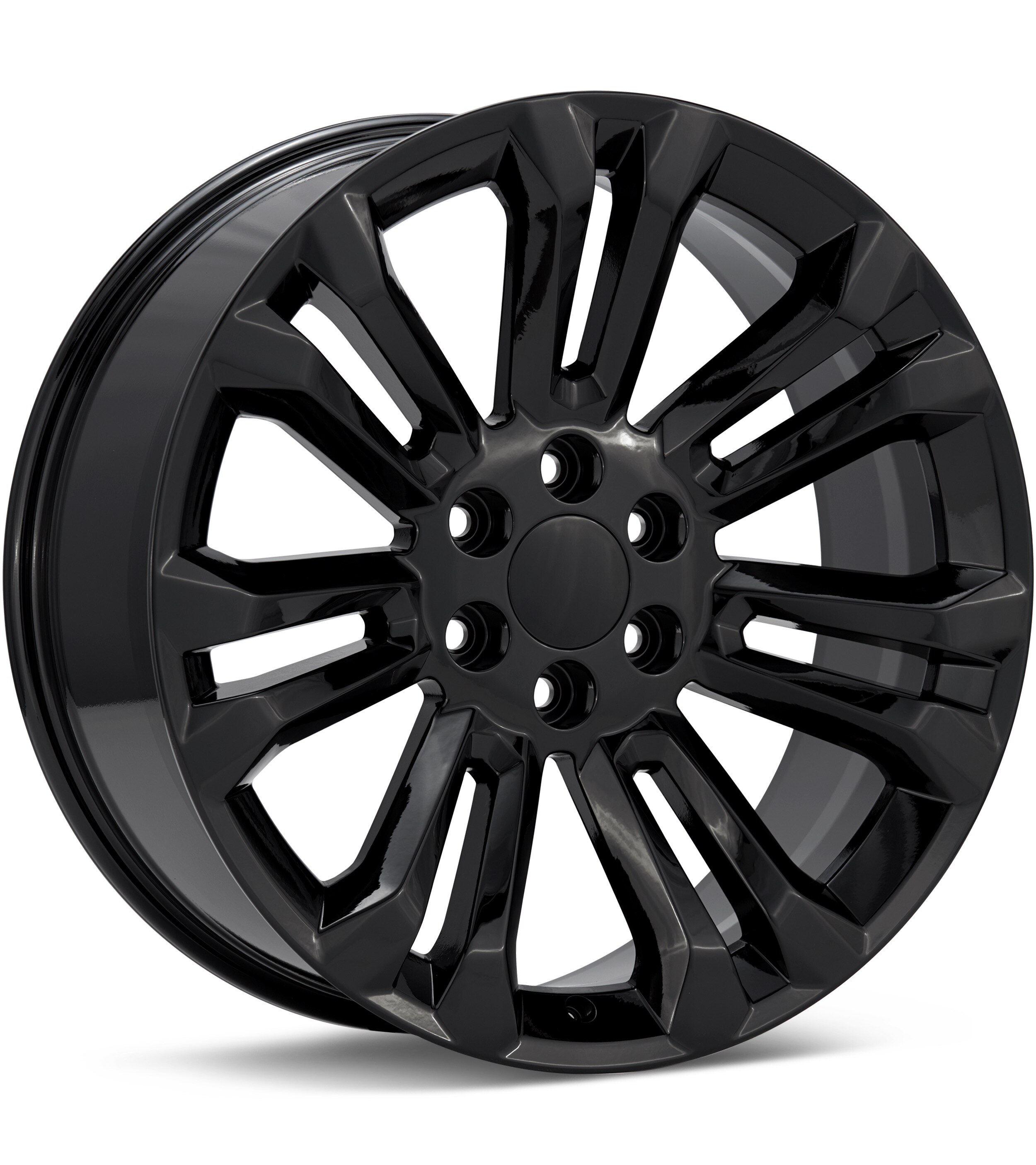 Sport Muscle SM55 Gloss Black Wheels 22 In 22x9 24