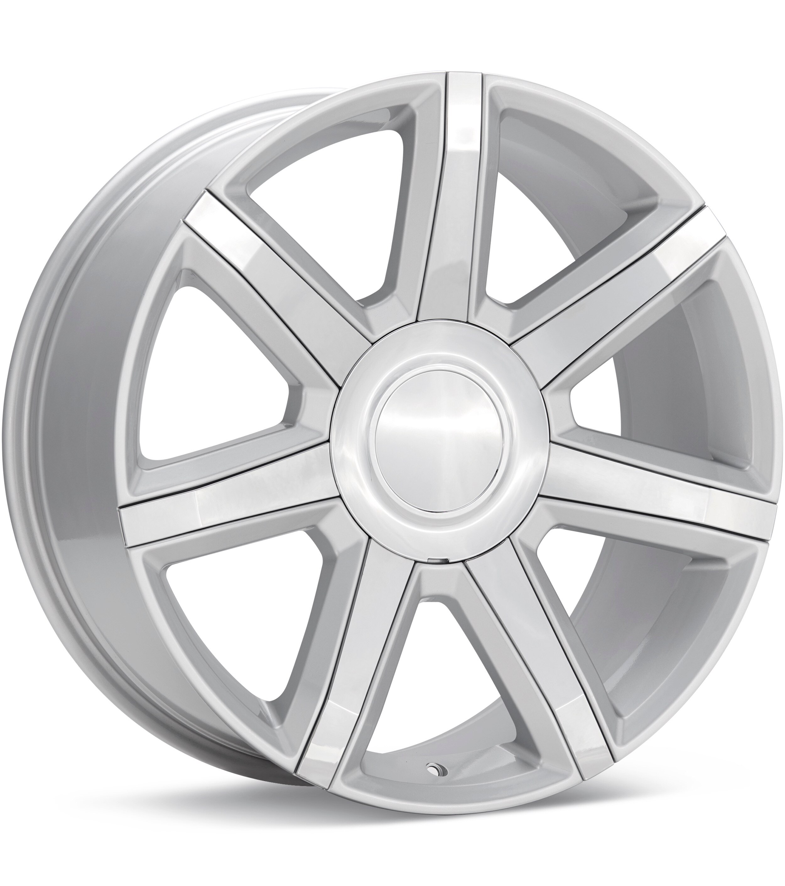 Sport Muscle SM56 Silver Wheels 22 In 22x9 +24