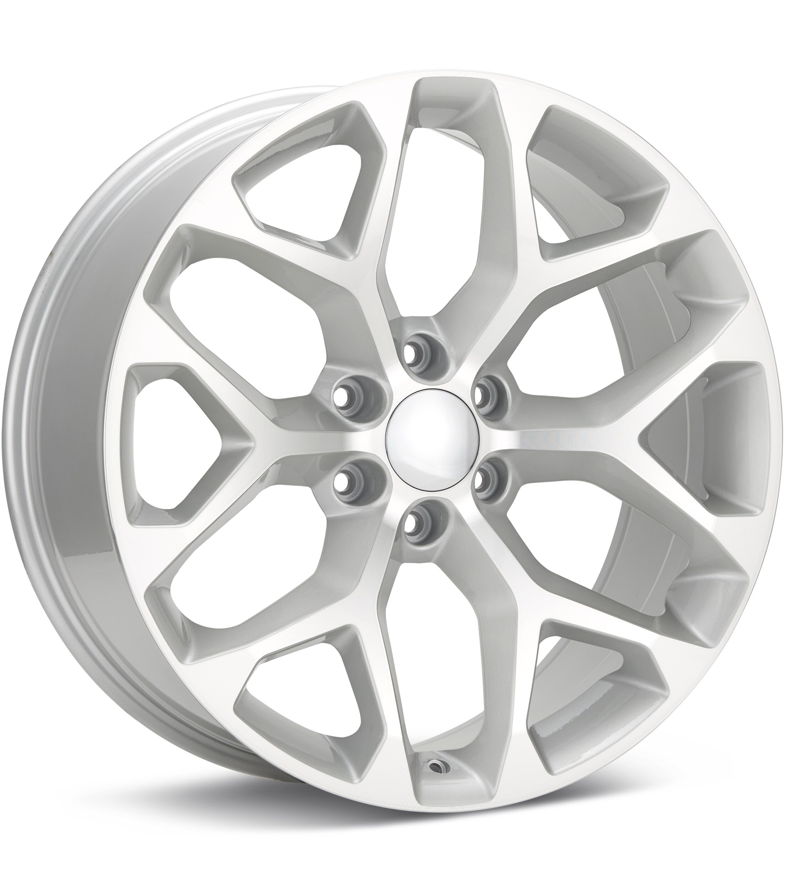 Sport Muscle SM59 Silver Machined w/Clearcoat Wheels 22 In 22x9 +24