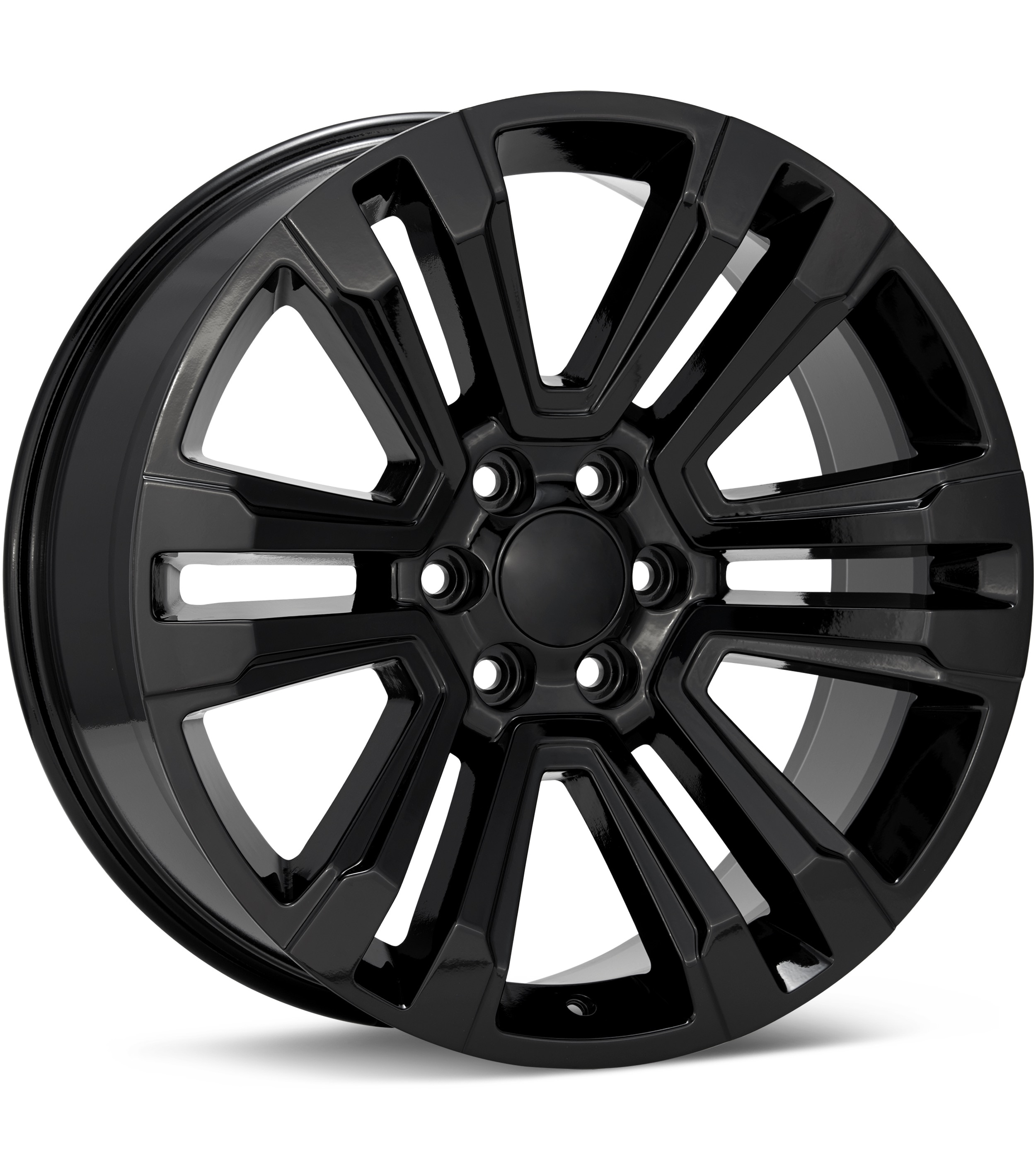 Sport Muscle SM72 Gloss Black Wheels 22 In 22x9 24