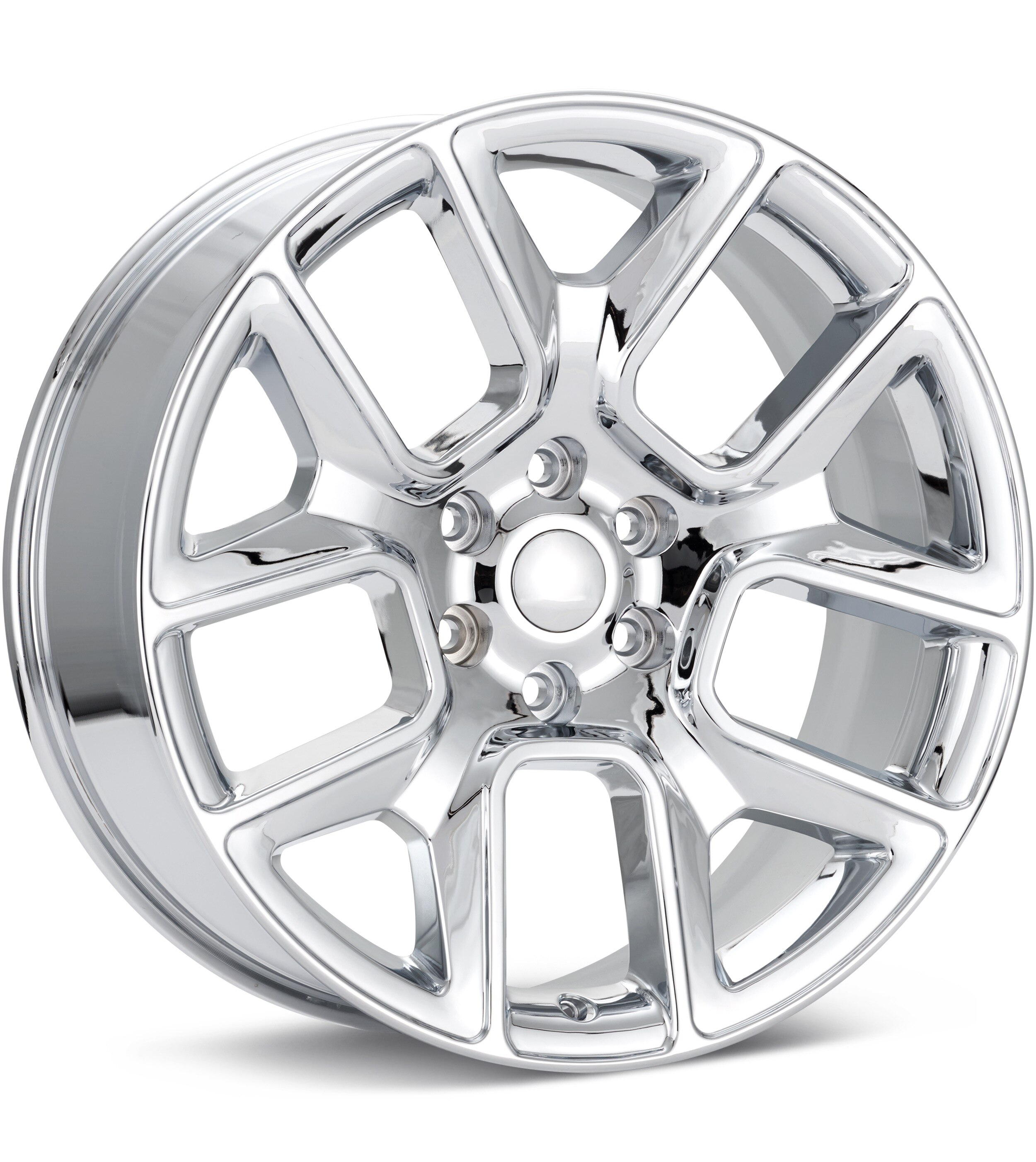 Sport Muscle SM76 Chrome Plated Wheels 22 In 22x9 +15