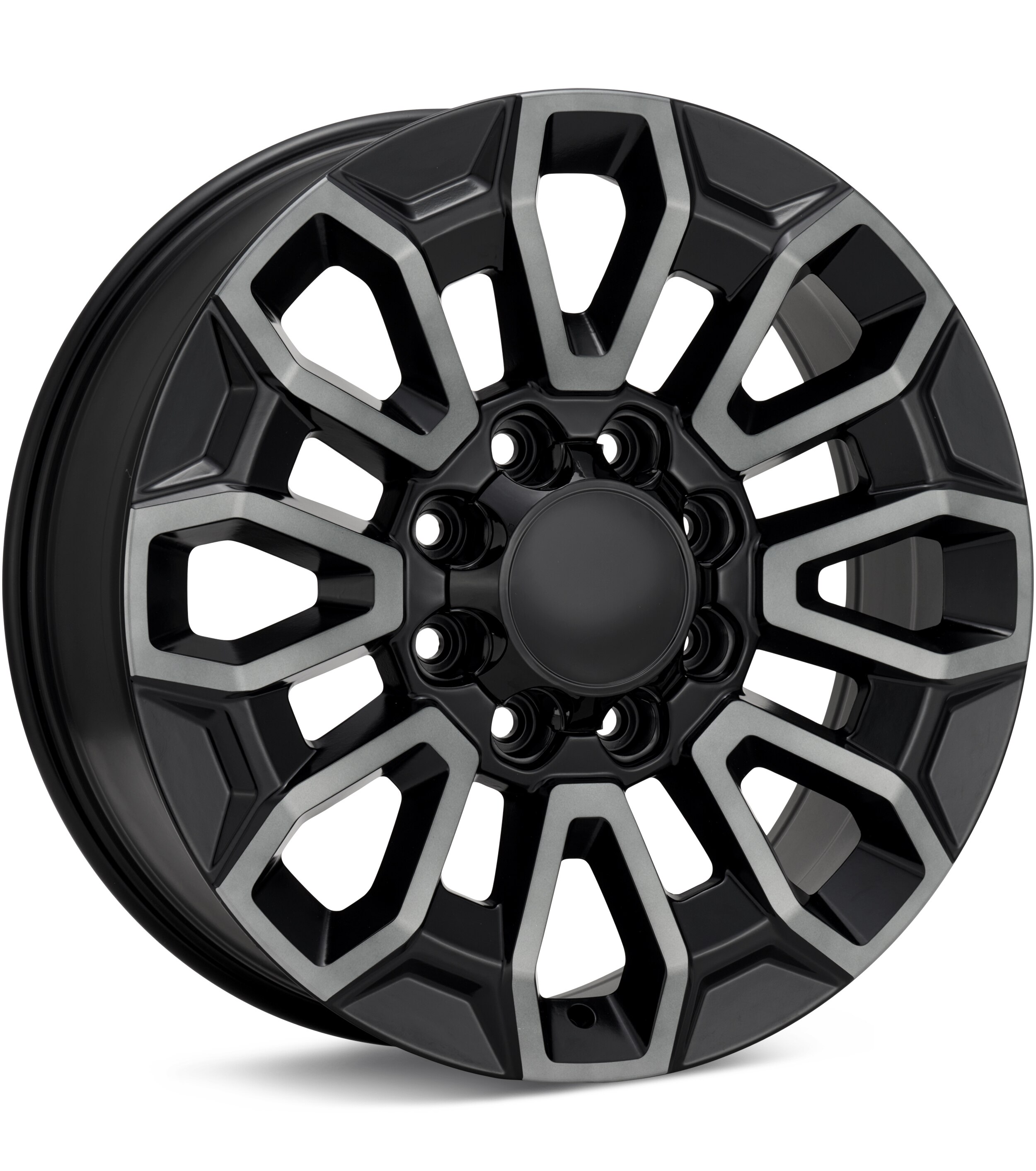 Sport Replica FR277 Black Machined w/Dark Tint Wheels 22 In 22x8.5 +44 277285448037