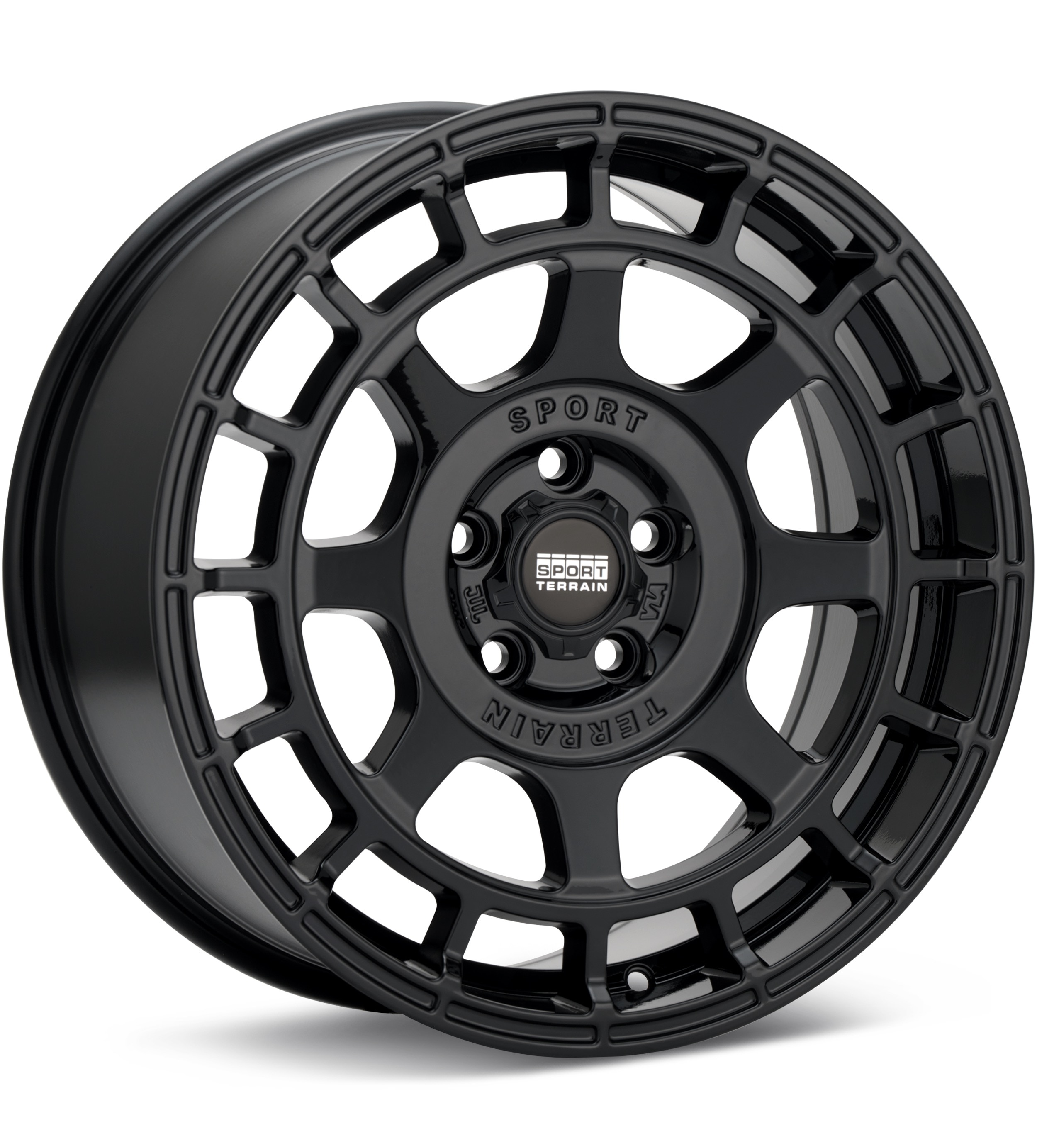 Sport Terrain CV-1 Gloss Black Wheels 17 In 17x8 +35