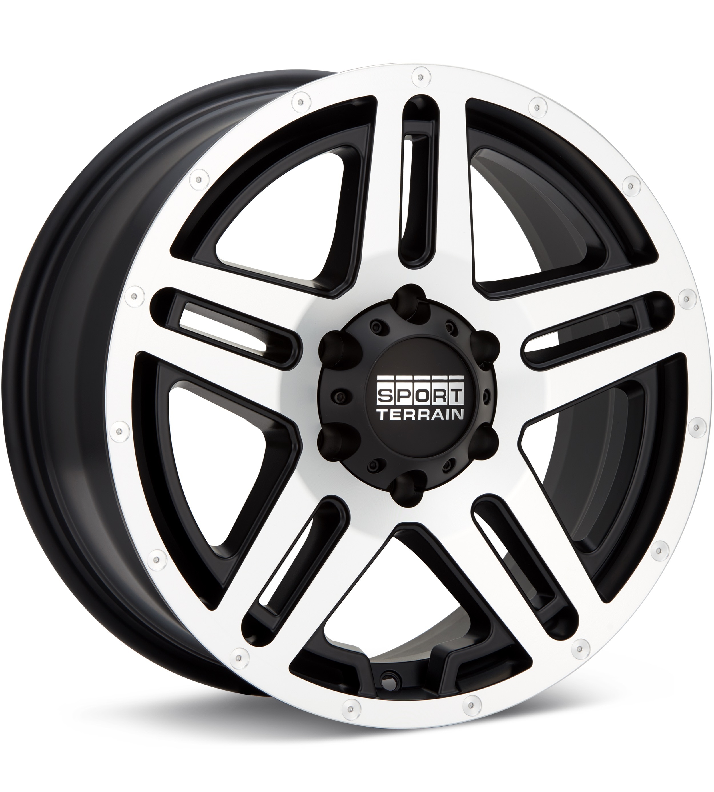 Sport Terrain Vista Machined w/Black Accent Wheels 17 In 17x8 +45