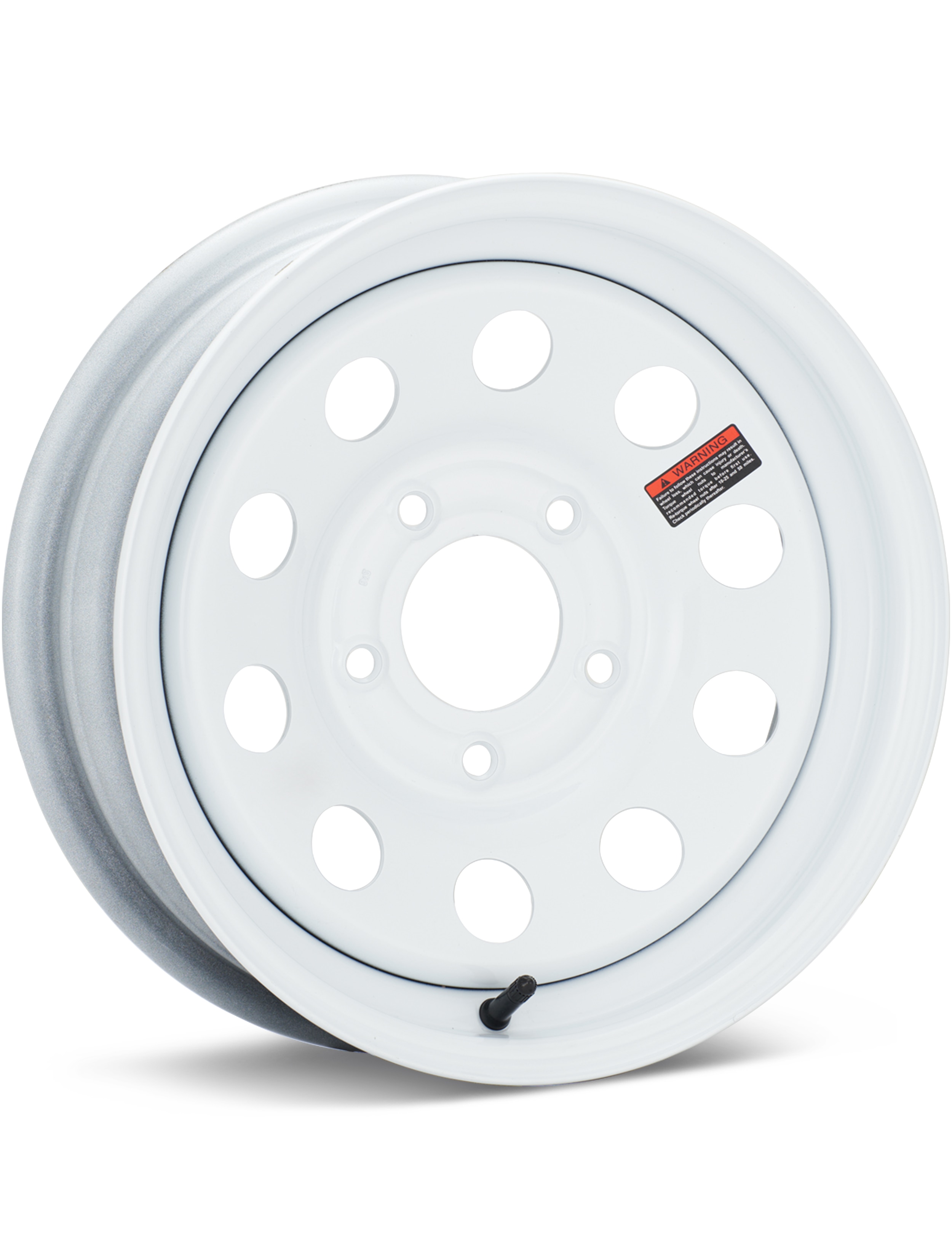 Taskmaster Trailer Trailer 15 5-Lug Gloss White Wheels 15 In 15x5 00 WS-15050550-XM-BX
