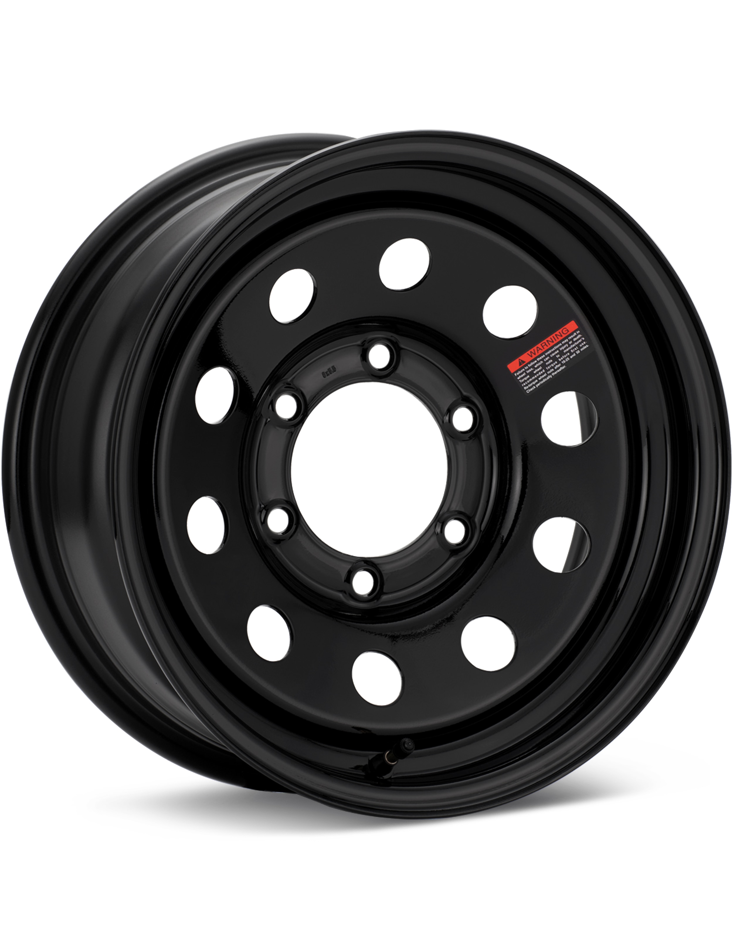 Taskmaster Trailer Trailer 15 6-Lug Gloss Black Wheels 15 In 15x6 00 WS-15060655-BM-BX