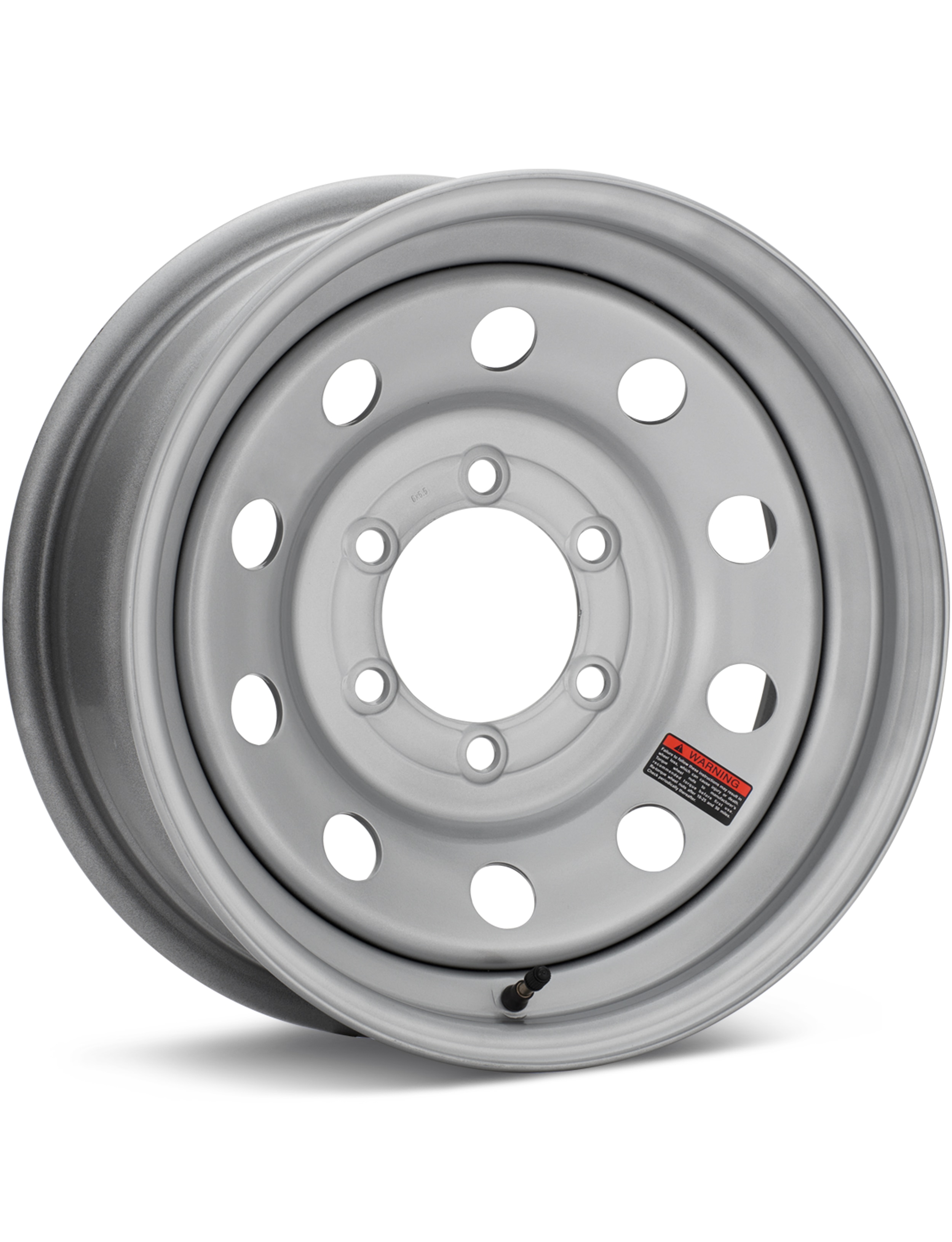 Taskmaster Trailer Trailer 16 6-Lug Gloss Silver Wheels 16 In 16x6 00 WS-16060655-SM