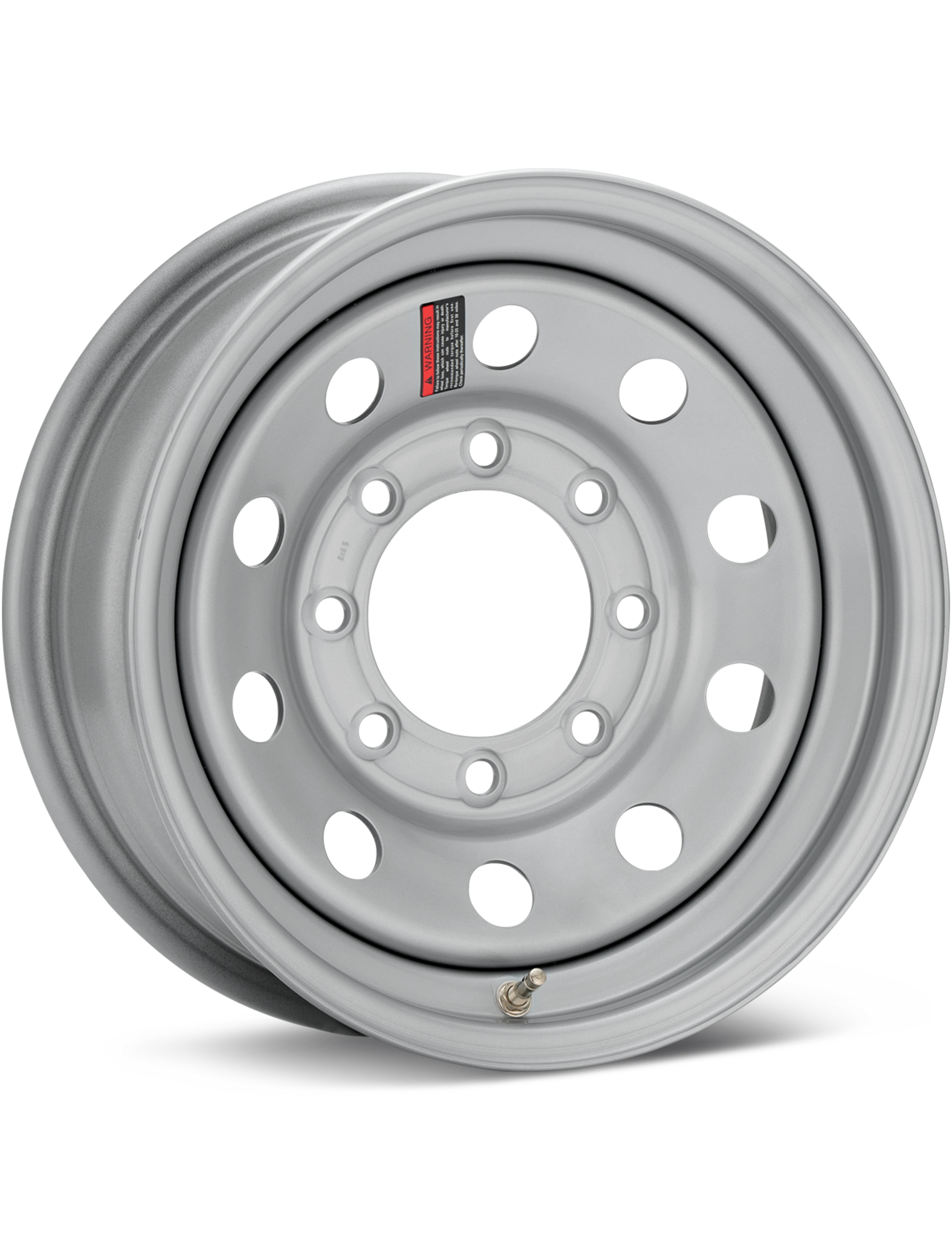 Taskmaster Trailer Trailer 16 8-Lug Gloss Silver Wheels 16 In 16x6 00 WS-16060865-SM