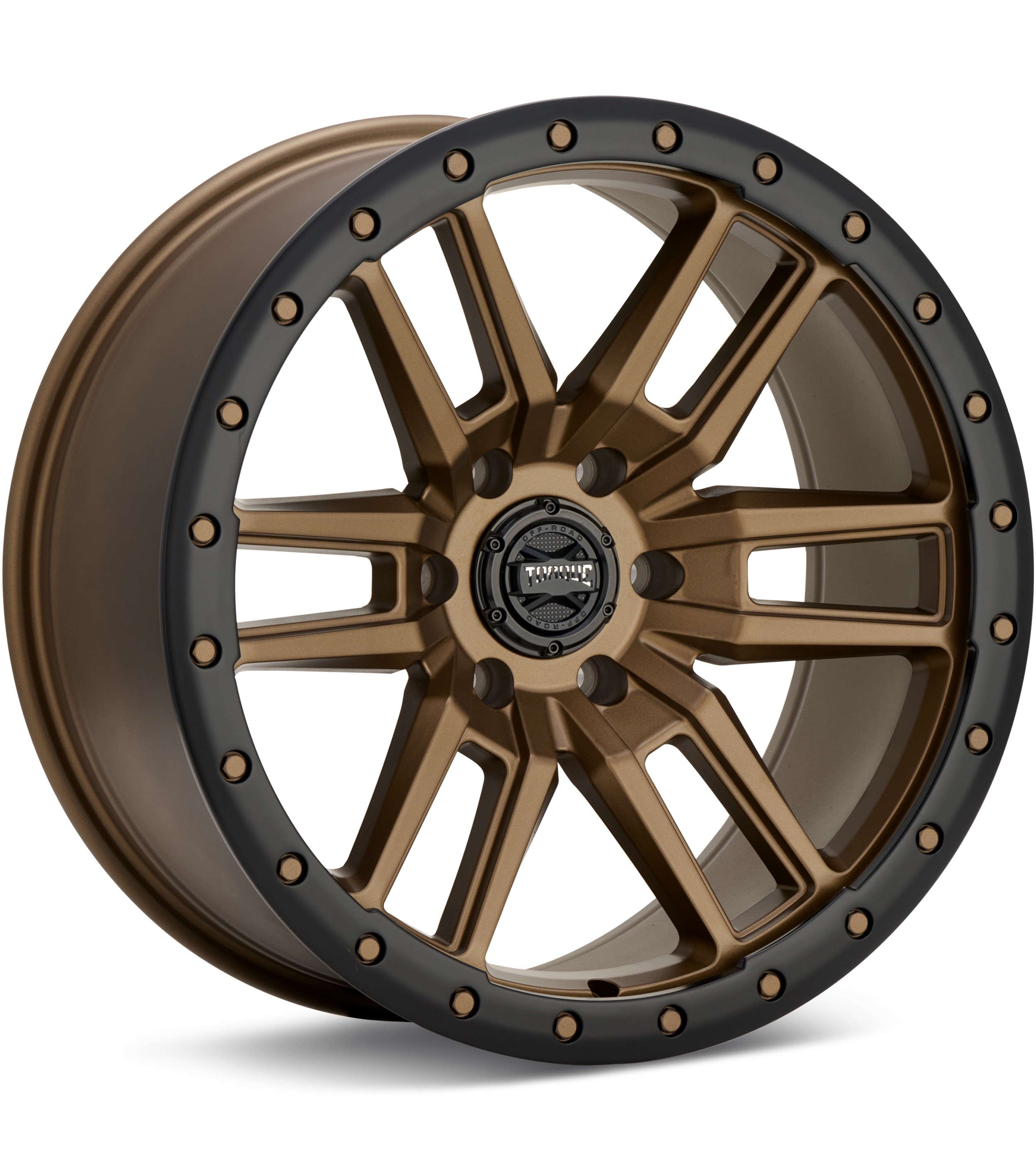 Torque Wheels Pritchett Bronze w/Black Lip Wheels 17 In 17x9 0