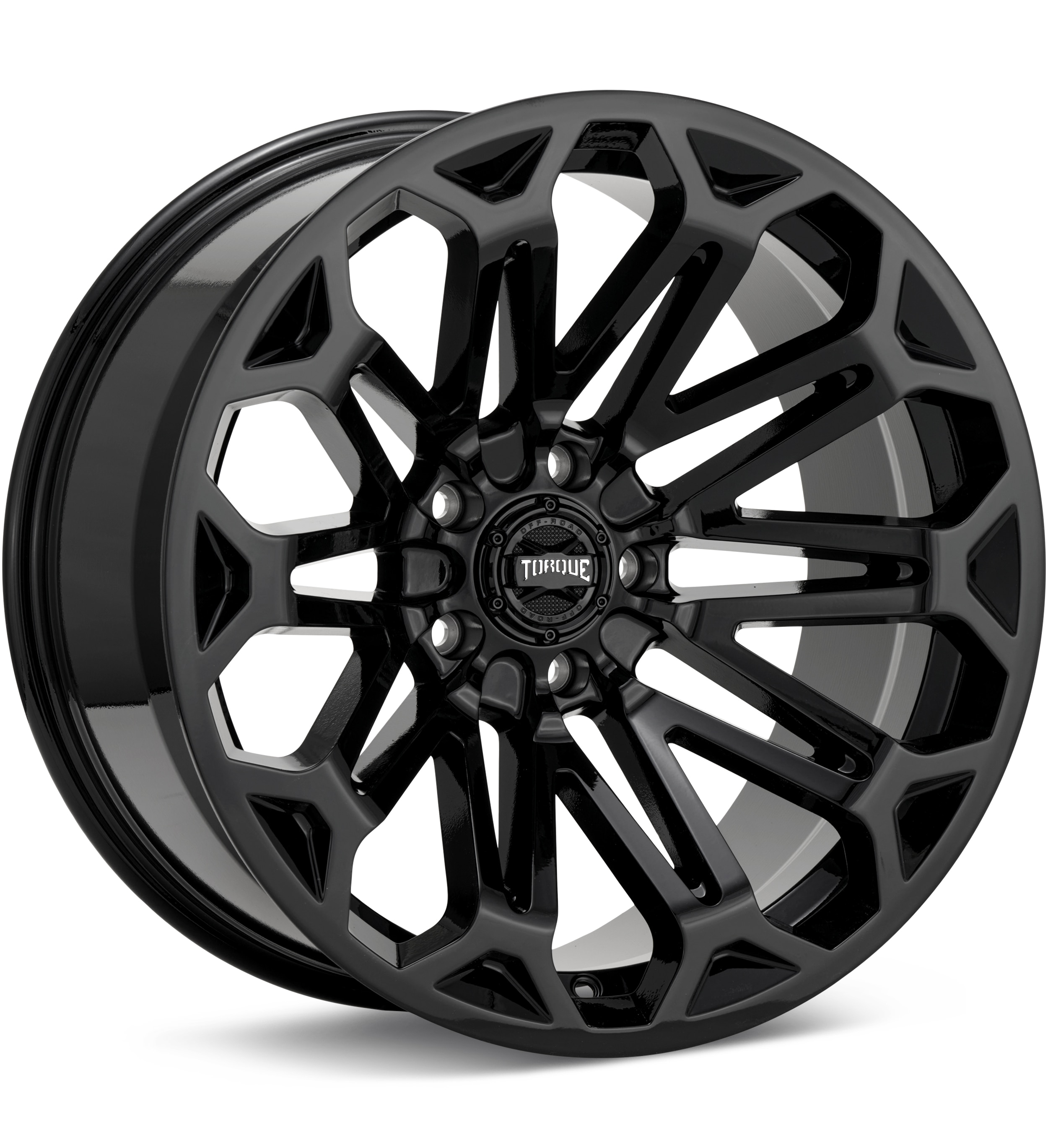 Torque Wheels Xcelerate Gloss Black Wheels 22 In 22x10 -18 406C22107305N18