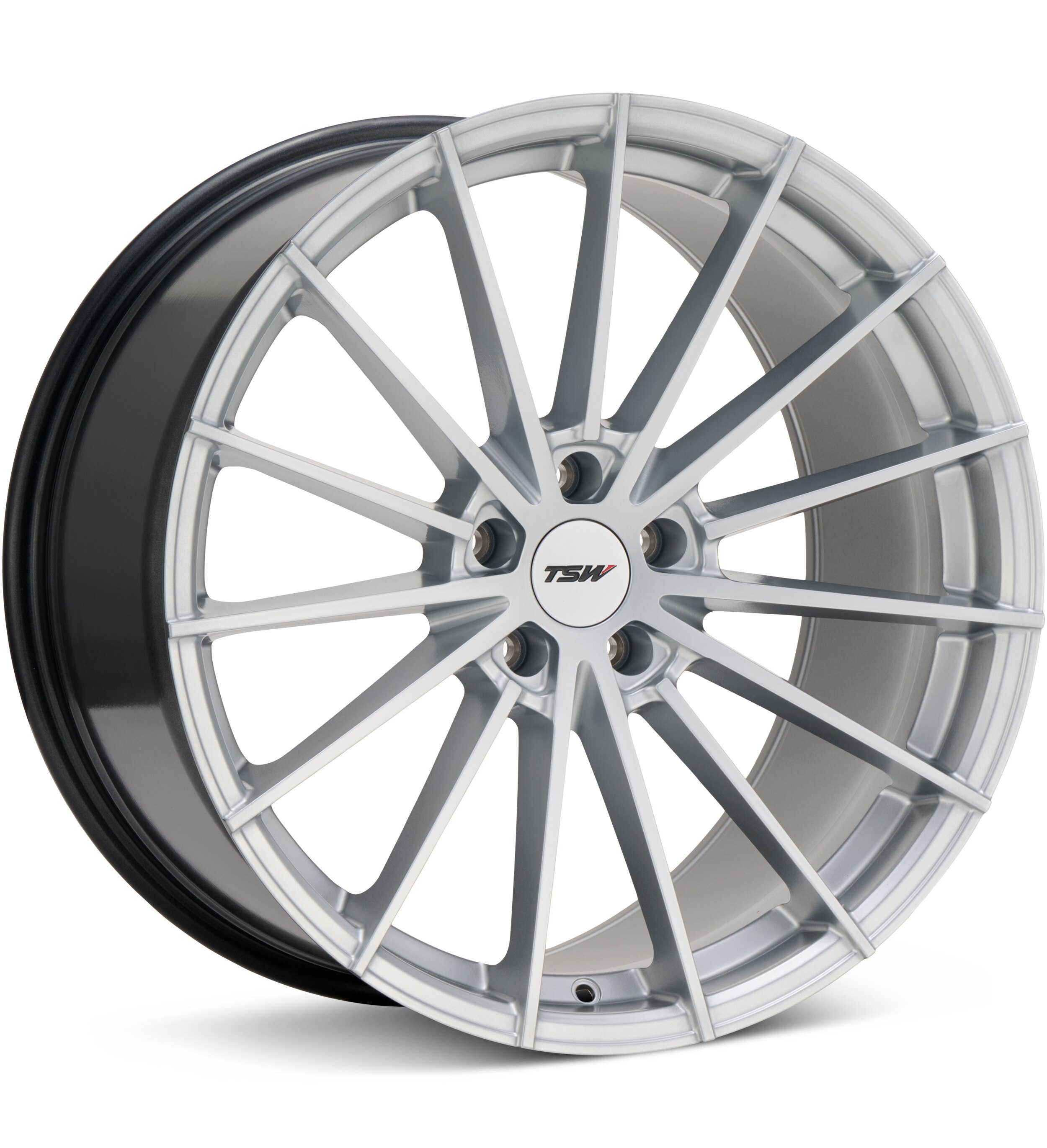 TSW Goodwood Hyper Silver Wheels 20 In 20x9 +27 TW005SX20905727