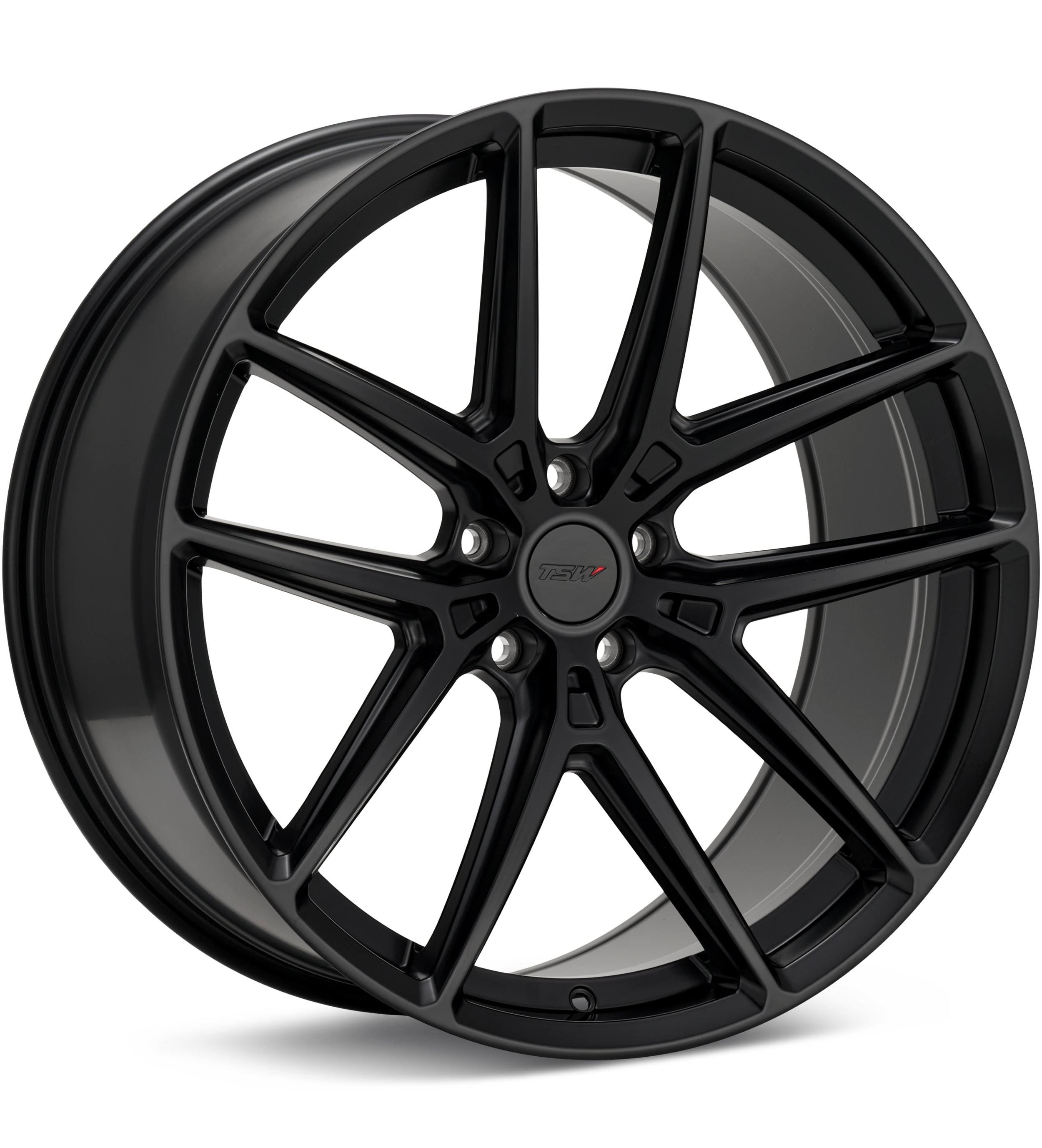 TSW Imola Black Wheels 19 In 19x8.5 +35 TW006MX19851235