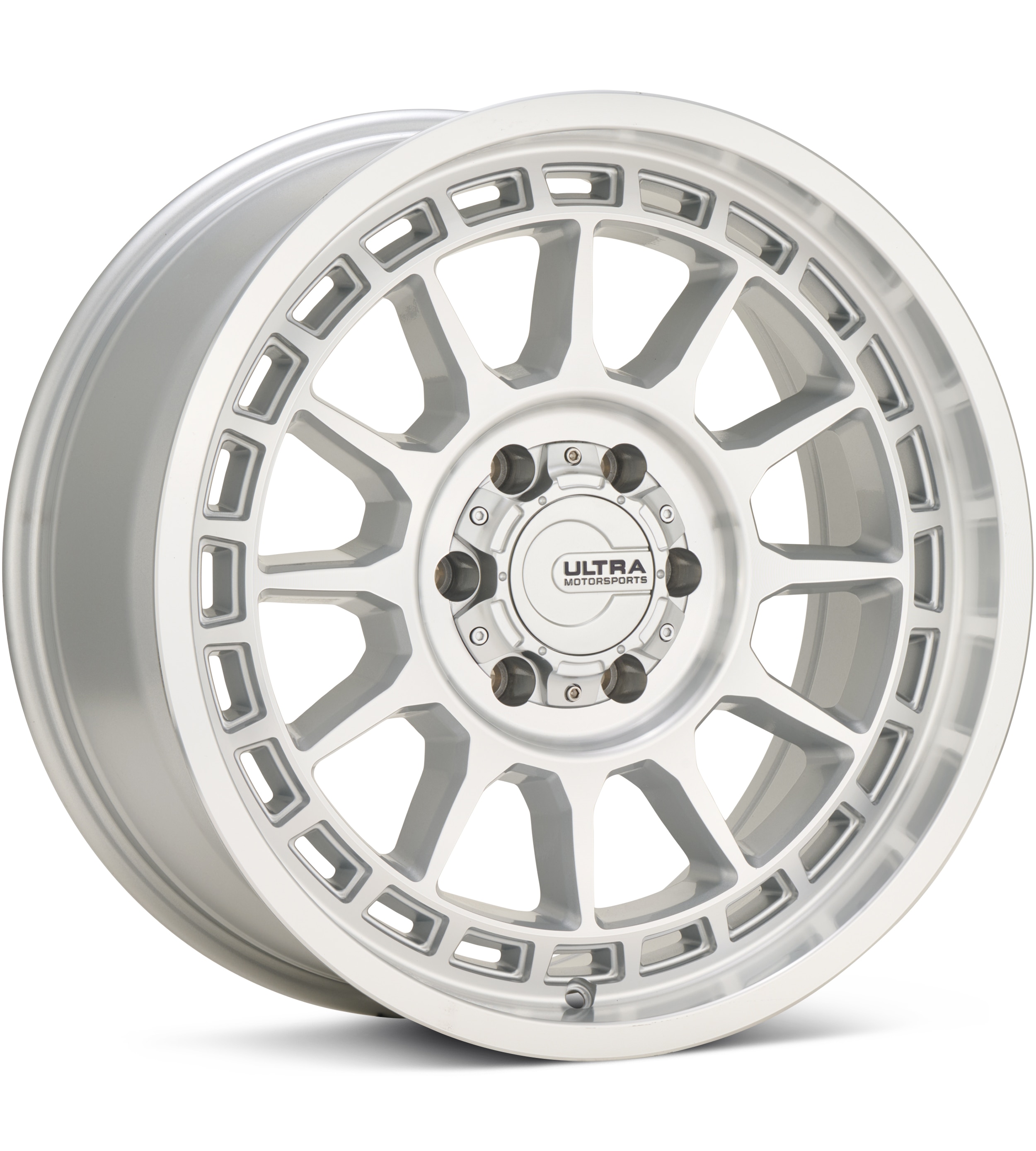 Ultra Atlas Silver Machined w/Clearcoat Wheels 18 In 18x9 +12 116-8987M+12