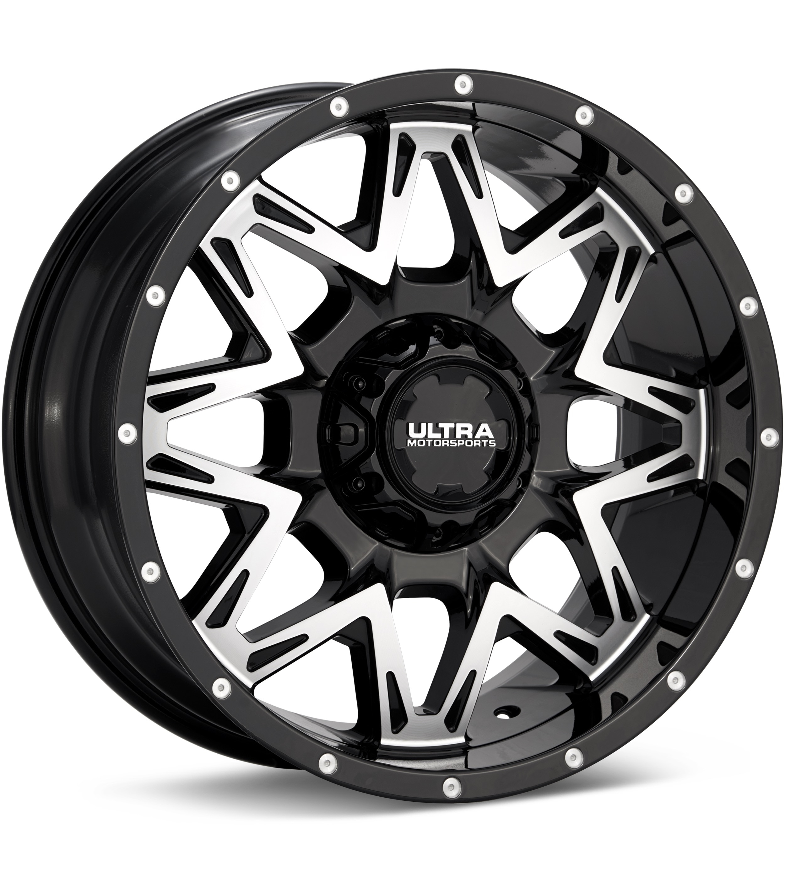 Ultra Carnivore Machined w/Black Accent Wheels 22 In 22x12 -44