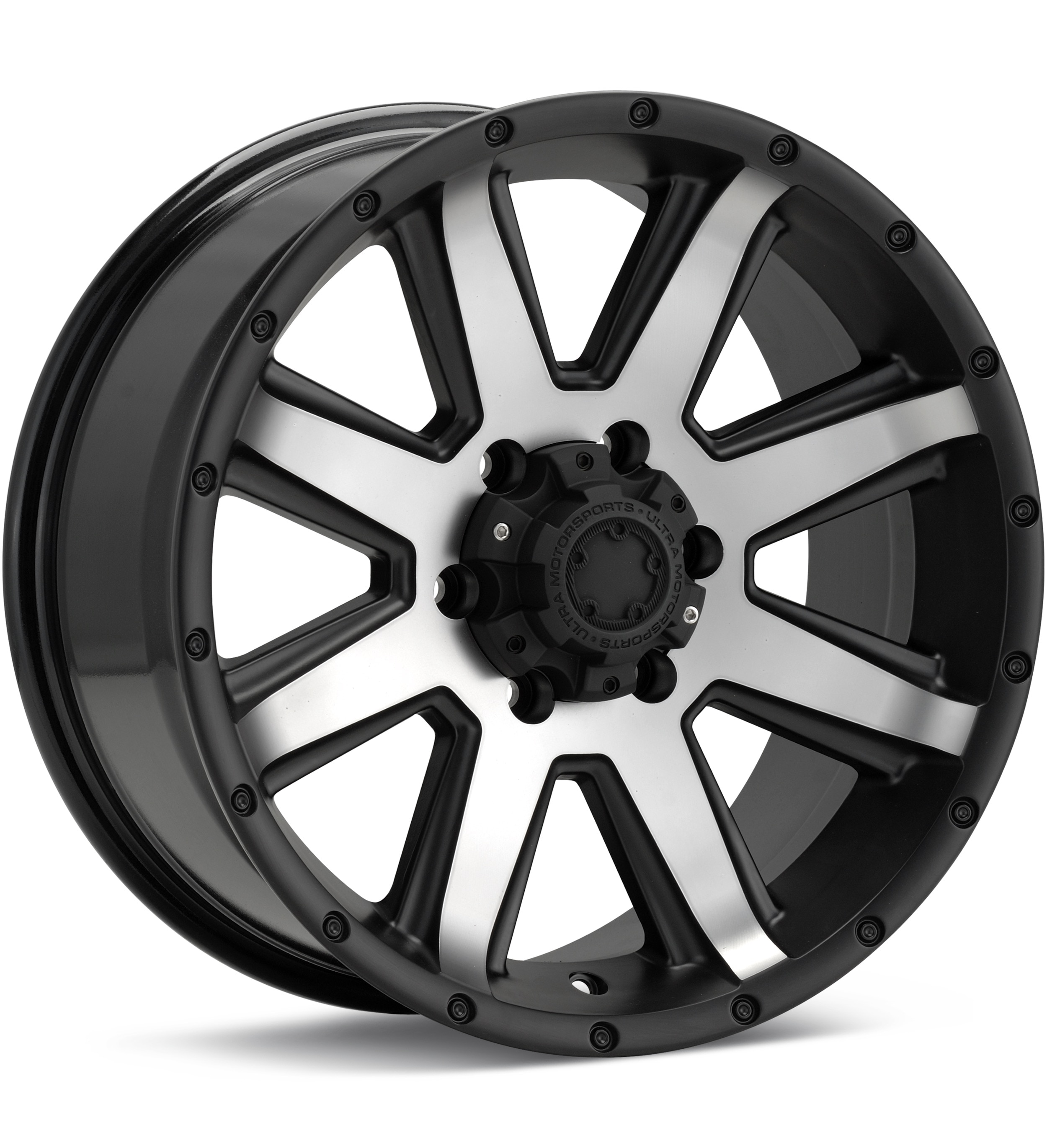 Ultra Crusher Machined w/Black Accent Wheels 16 In 16x8 15