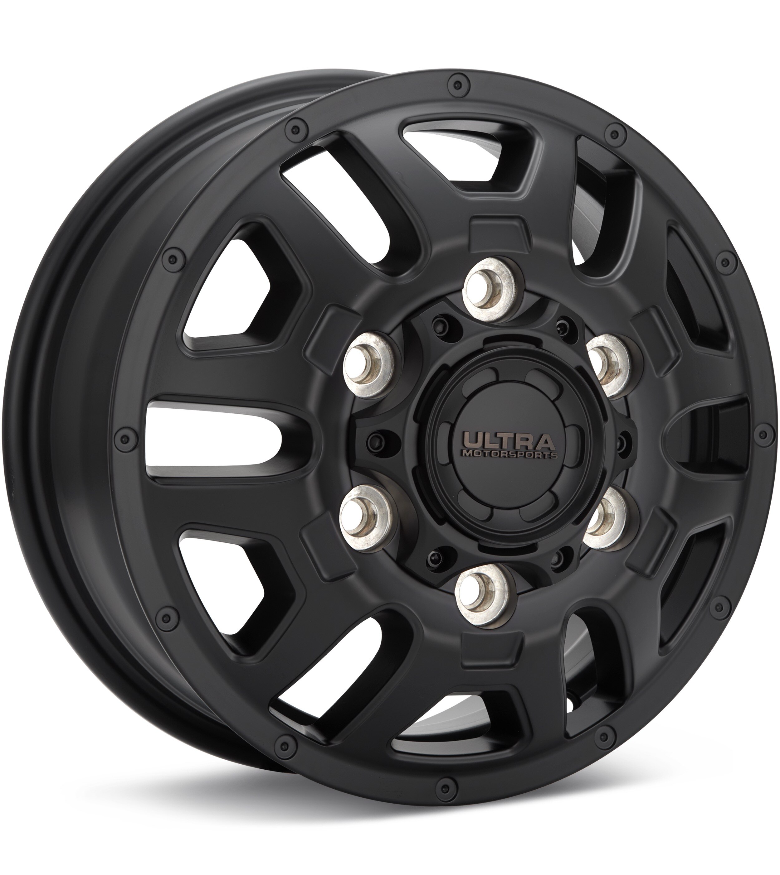 Ultra Hunter Dually Black Wheels 16 In 16x6 -130 003-6670RSB